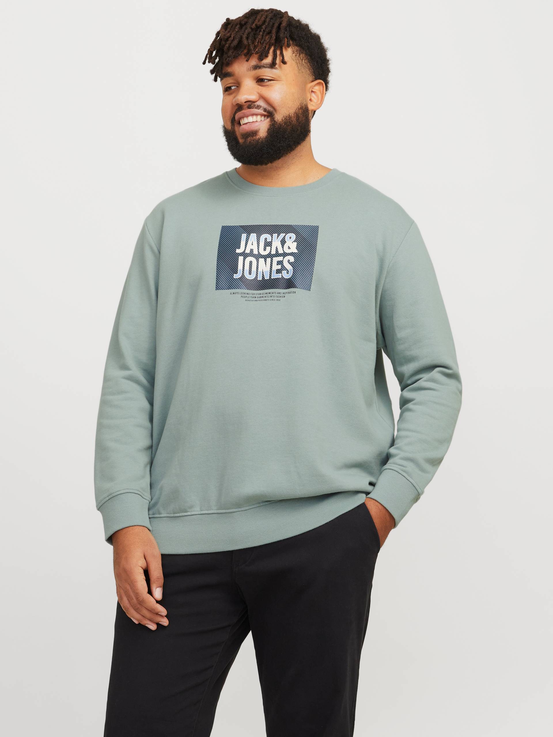 Jack & Jones PlusSize Sweatshirt »JJHUDSON SWEAT CREW NECK PLS« Jack & Jones PlusSize Sweatshirt »JJHUDSON SWEAT CREW NECK PLS« von Jack & Jones PlusSize