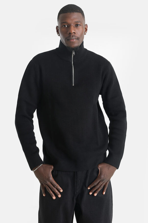 Jack & Jones Premium Blamilano Oversize Strickpullover | Black | Herren  | L von Jack & Jones Premium