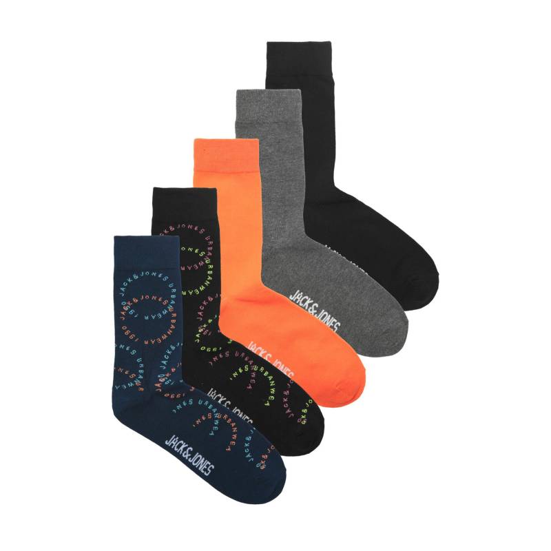 5er-Set hohe Herrensocken Jack&Jones 12237460 Bunt von Jack&Jones