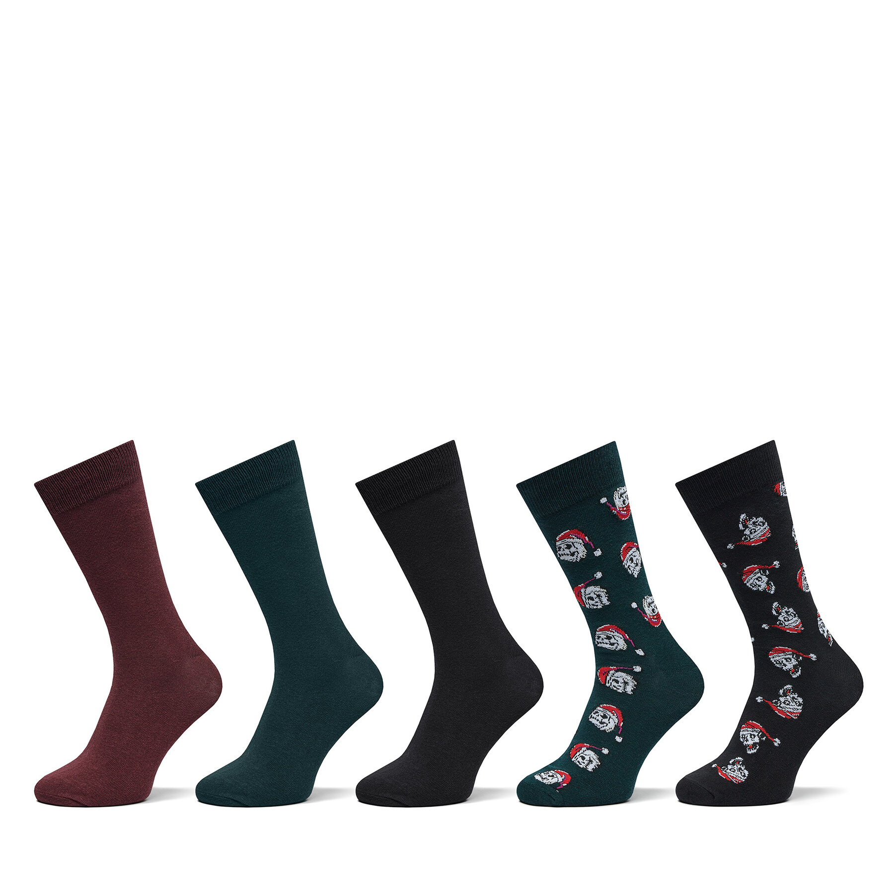 5er-Set hohe Herrensocken Jack&Jones Xmas 12266871 Bunt von Jack&Jones