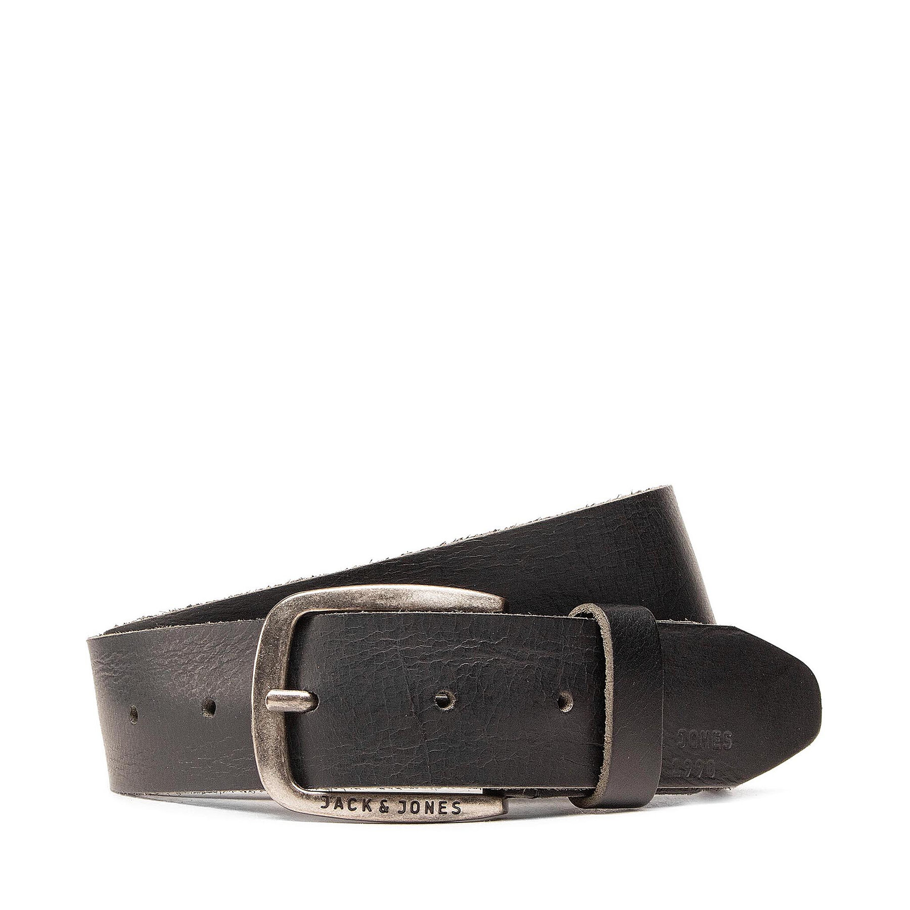 Herrengürtel Jack&Jones Jackpaul Leather Belt 12111286 Schwarz von Jack&Jones