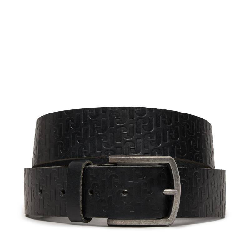 Herrengürtel Jack&Jones Monogram 12242937 Schwarz von Jack&Jones