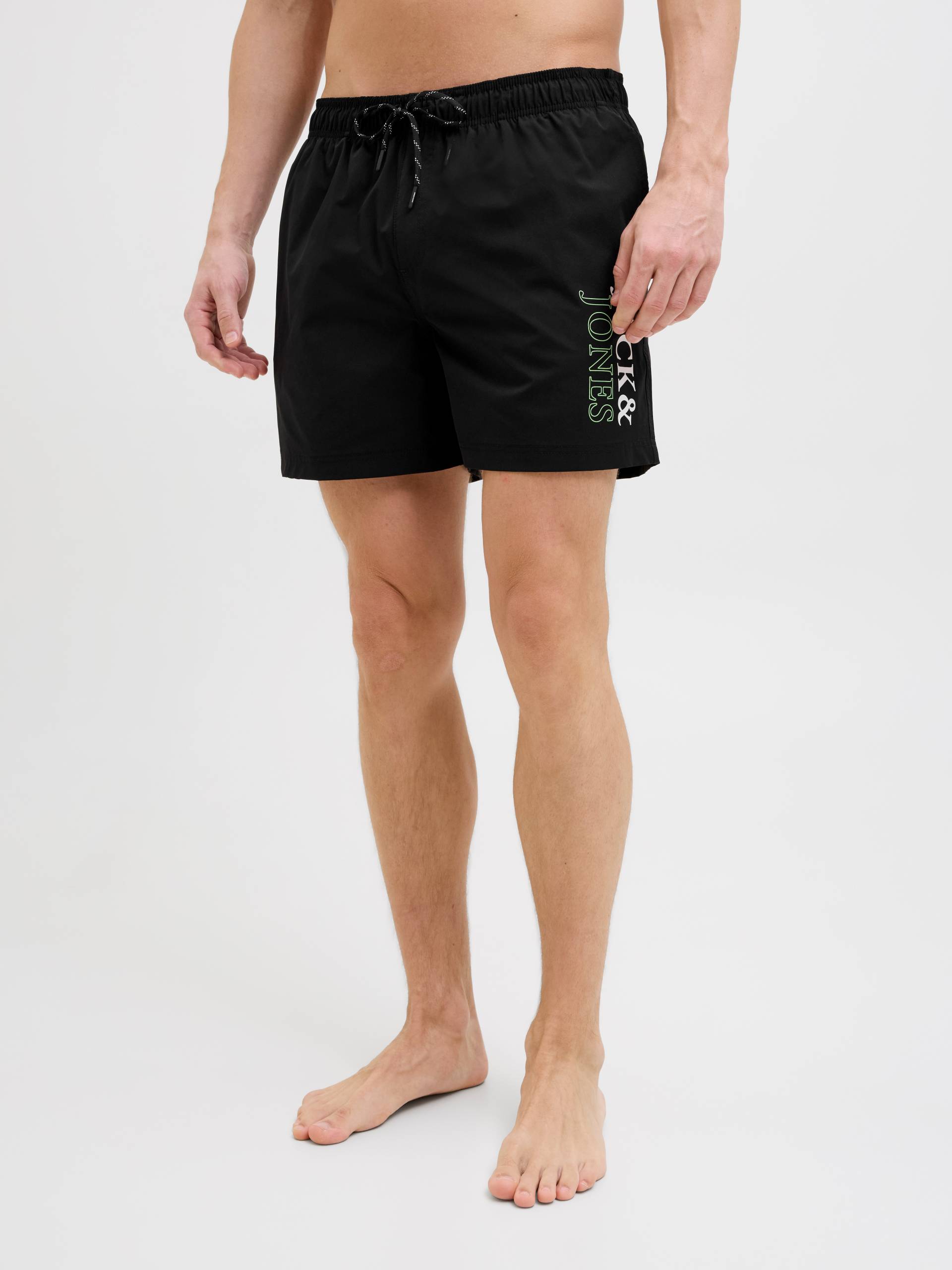 Jack & Jones Badeshorts »JPSTMAUI JJSWIM DOUBLE LOGO AKM SN« Jack & Jones Badeshorts »JPSTMAUI JJSWIM DOUBLE LOGO AKM SN« von Jack & Jones