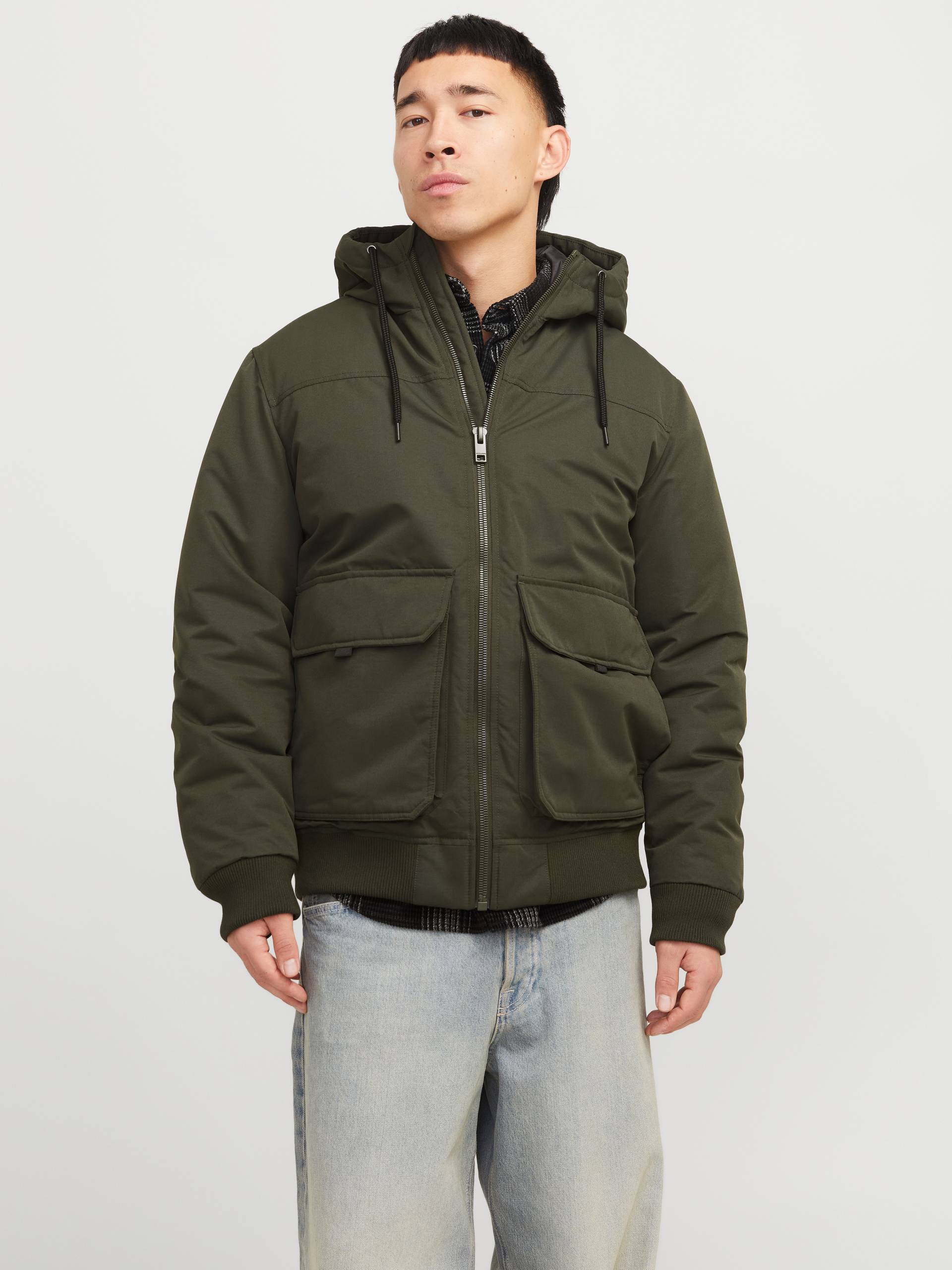 Jack & Jones Bomberjacke »JJCONSTRUCT BOMBER«, mit Kapuze Jack & Jones Bomberjacke »JJCONSTRUCT BOMBER«, mit Kapuze von Jack & Jones