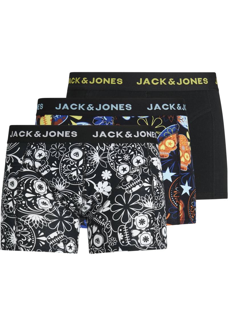 Jack & Jones Boxershorts »JACSUGAR SKULL TRUNKS 3 PACK. NOOS«, (Packung, 3 St.) von Jack & Jones