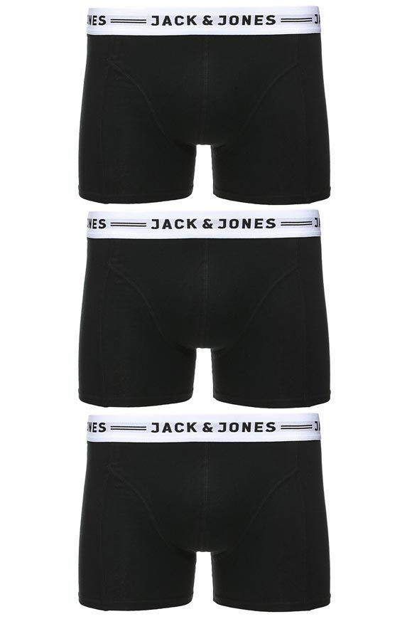 Jack & Jones Boxershorts | Schwarz + Weiss | Herren  | L von Jack & Jones