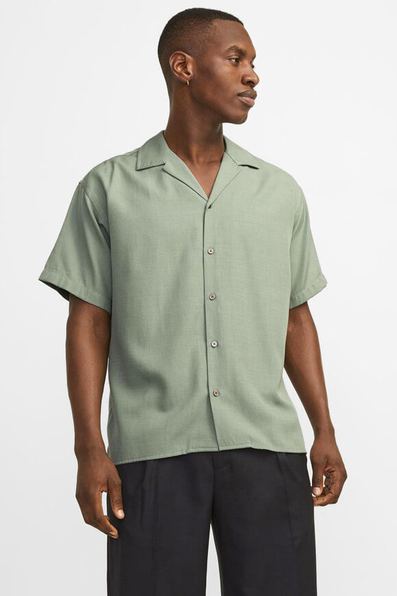 Jack & Jones Caaron Tencel Resort Oversize Hemd | Lily Pad | Herren  | XS von Jack & Jones