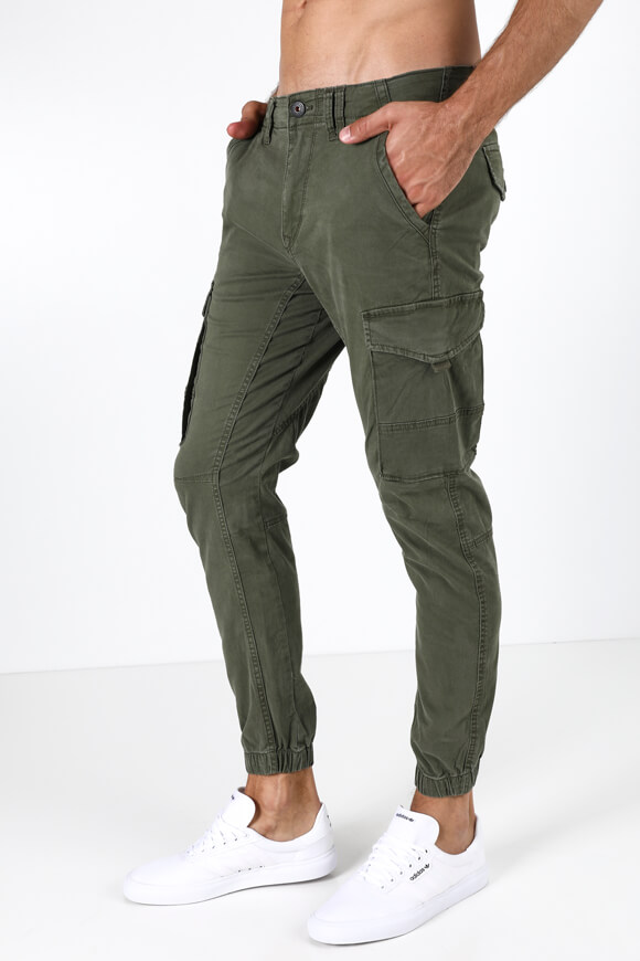 Jack & Jones Cargohose L32 | Olive | Herren  | 34/32 von Jack & Jones