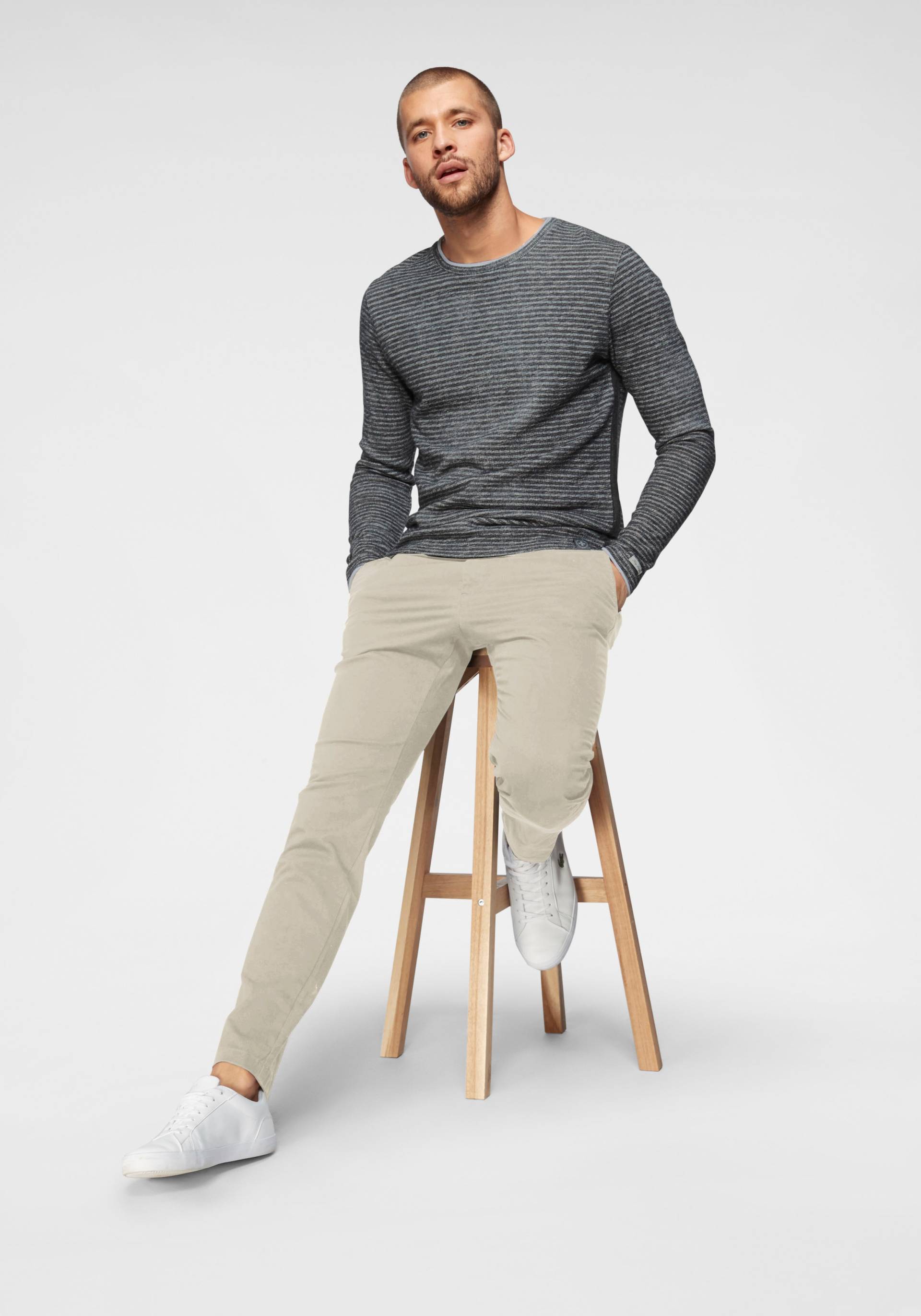 Jack & Jones Chinos »JPSTOLLIE JJDAVE CHINO«, Säume zum Umschlagen von Jack & Jones