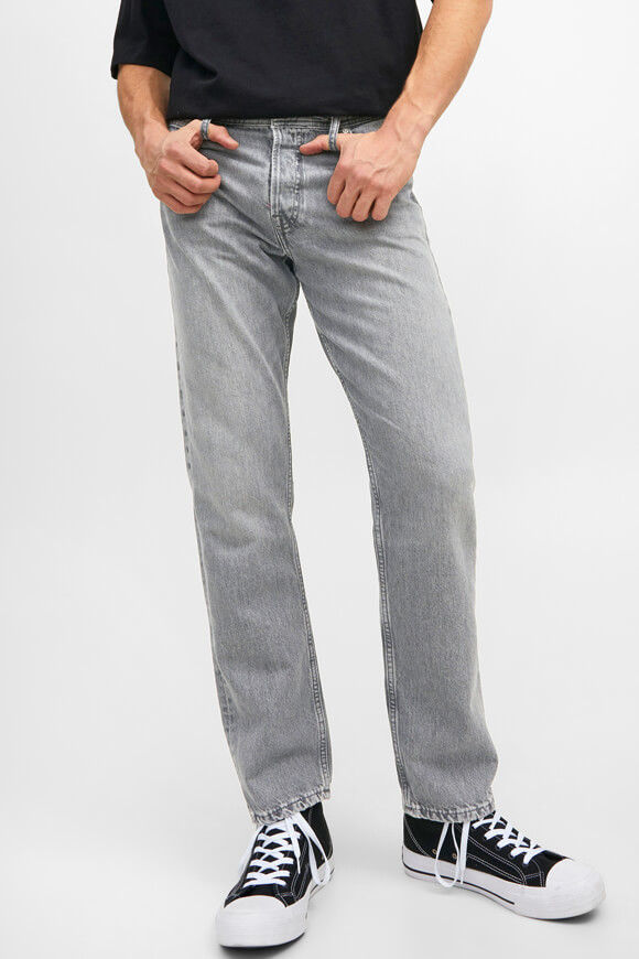 Jack & Jones Chris Relaxed Fit Jeans L32 | Grey Denim | Herren  | 33/32 von Jack & Jones