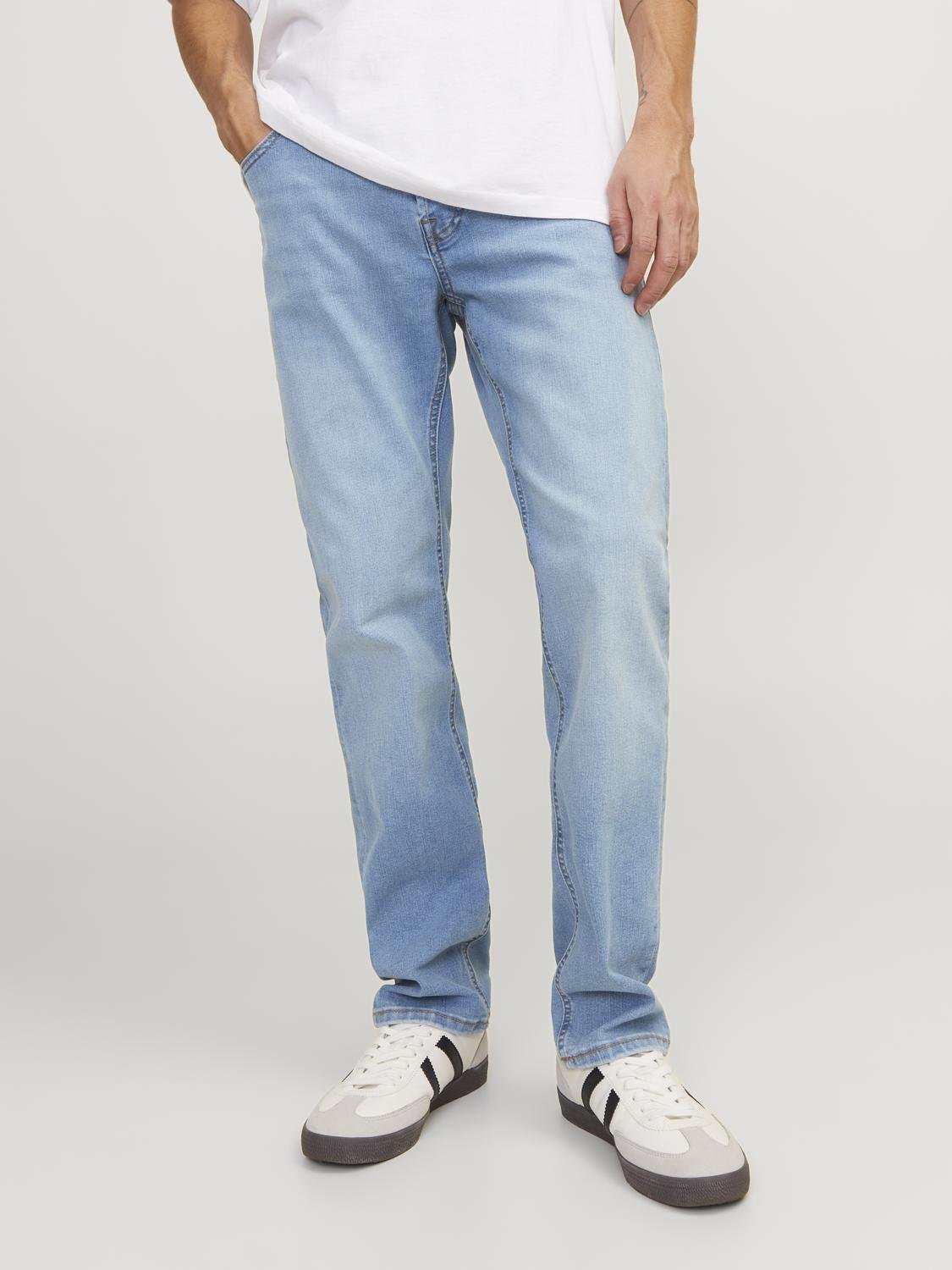 Jack & Jones Comfort-fit-Jeans »JJIMIKE JJORIGINAL SQ 223«, Stonewashed für einen Used-Look mit Faded-Effekten von Jack & Jones