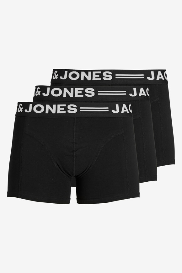 Jack & Jones Dreierpack Boxershorts | Schwarz + Weiss | Herren  | L von Jack & Jones