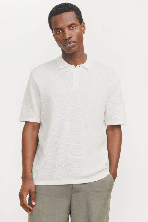 Jack & Jones JJEGEORGE Strick Poloshirt | Cloud Dancer | Herren | XS Jack & Jones JJEGEORGE Strick Poloshirt | Cloud Dancer | Herren | XS von Jack & Jones