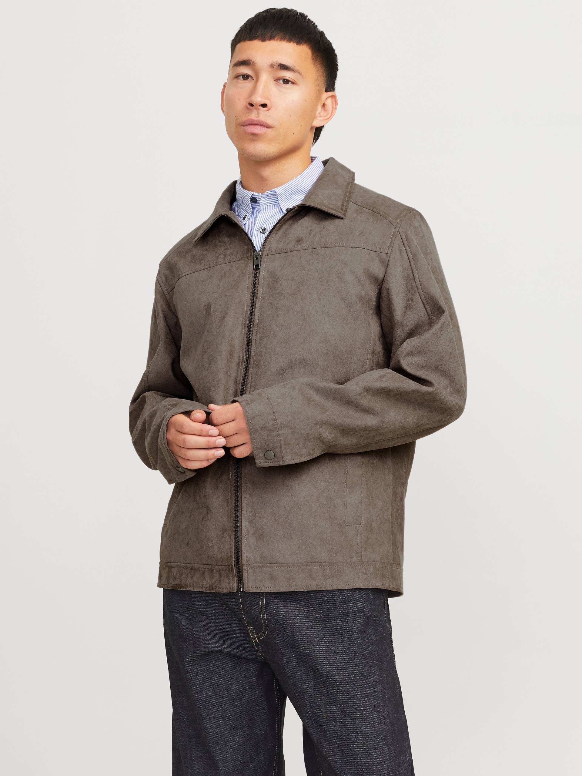 Jack & Jones Hemdjacke »JJEDYLAN SHACKET NOOS«, ohne Kapuze, mit Fly-Away Kragen von Jack & Jones