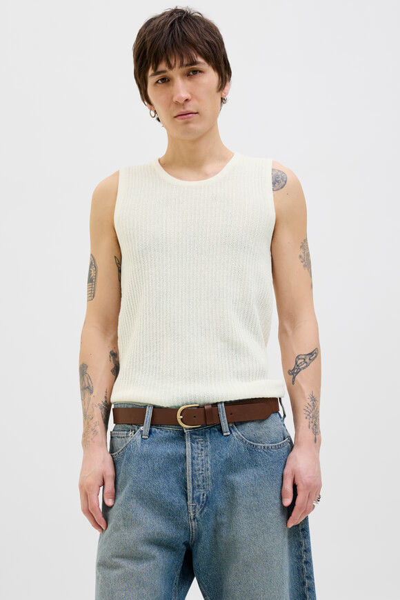 Jack & Jones JORMARRAKECH Oversize Strick Tanktop | Sea Salt | Herren | M Jack & Jones JORMARRAKECH Oversize Strick Tanktop | Sea Salt | Herren | M von Jack & Jones