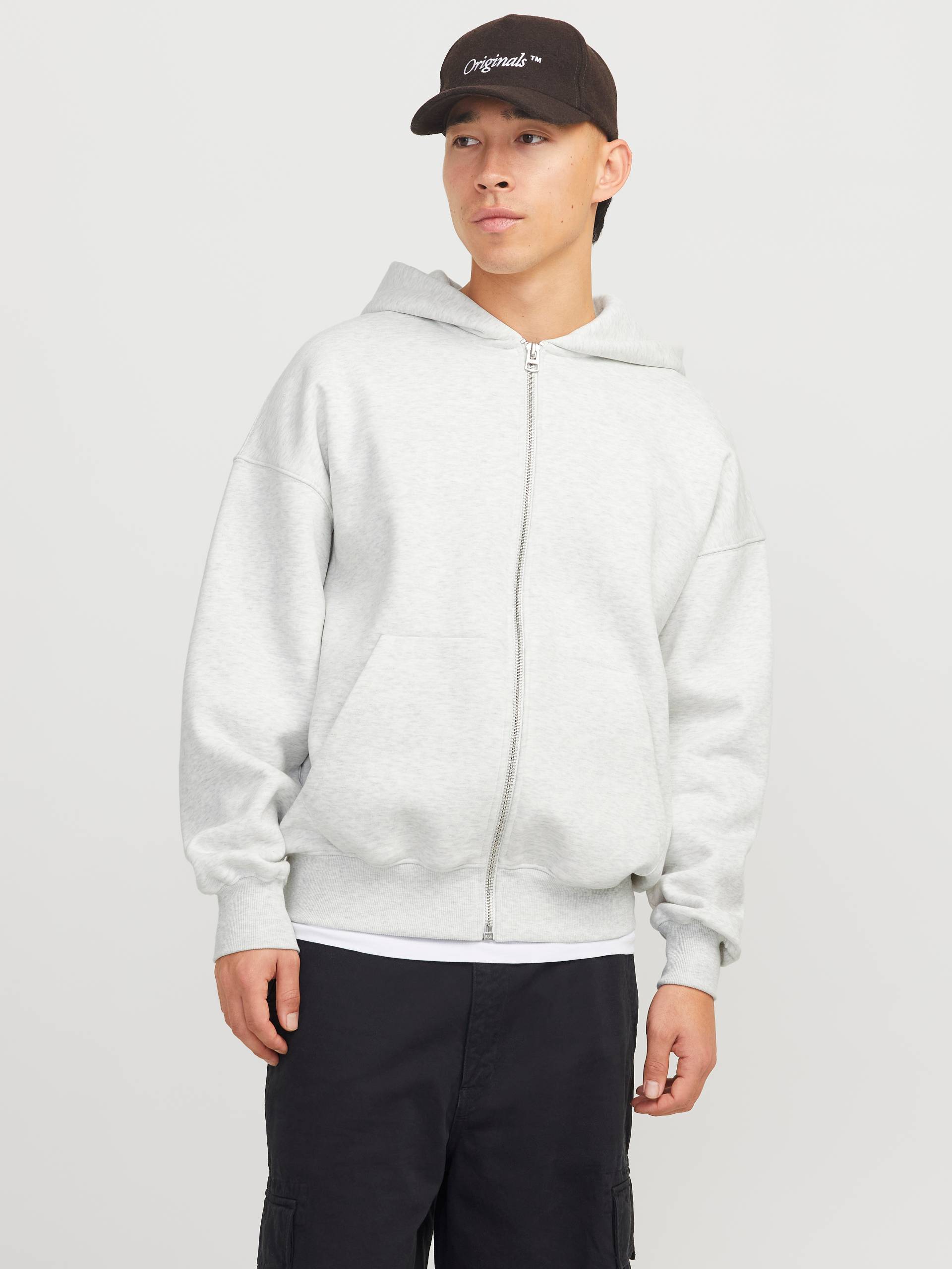 Jack & Jones Kapuzensweatjacke »JJEURBAN EDGE SWEAT ZIP HOOD NOOS«, mit Rippbündchen von Jack & Jones