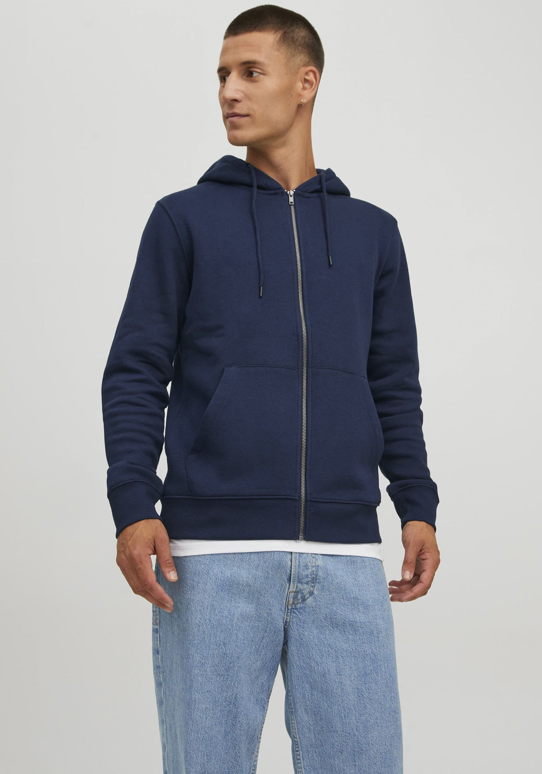 Jack & Jones Kapuzensweatjacke »STAR BASIC SWEAT ZIP HOOD« von Jack & Jones