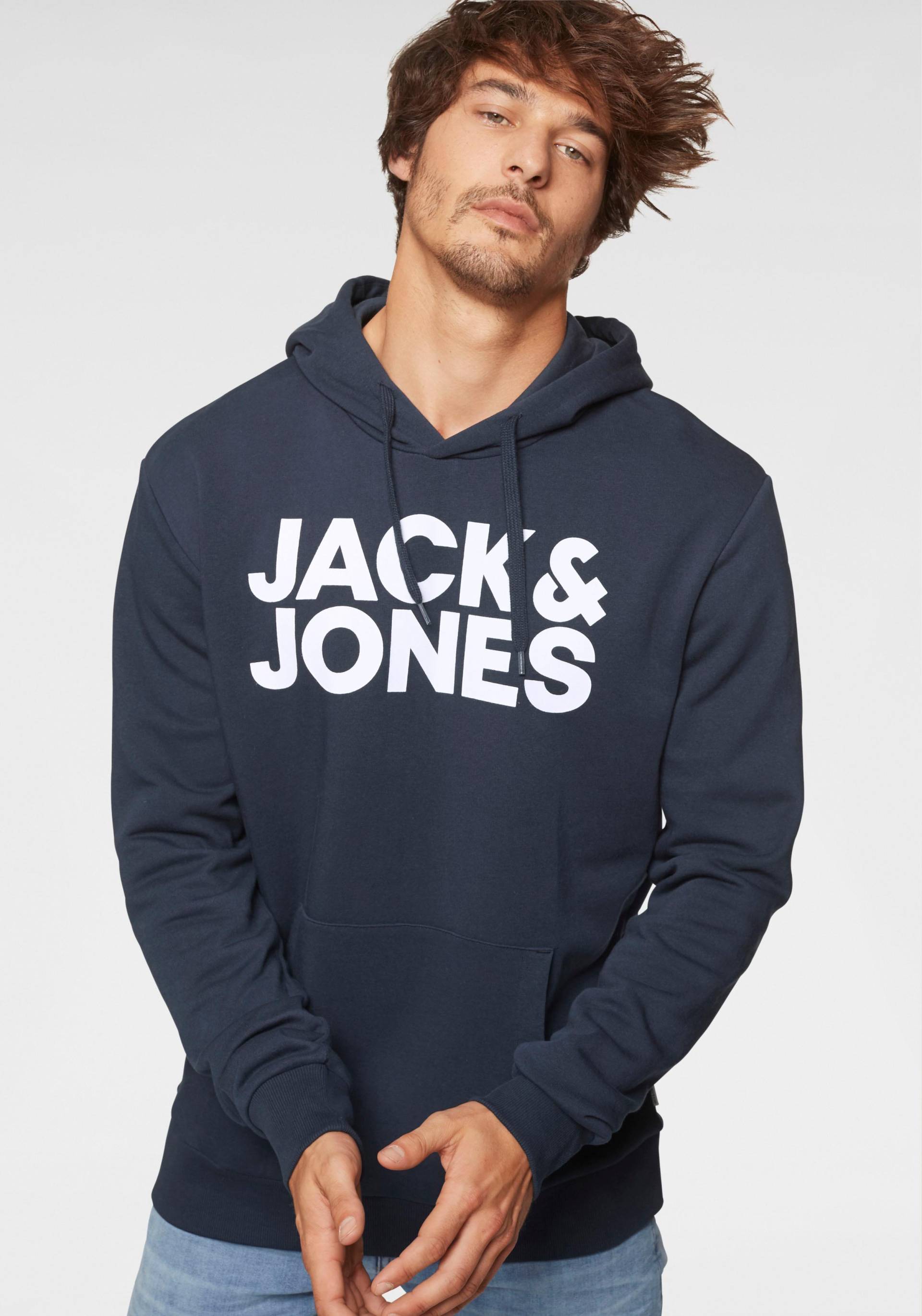 Jack & Jones Kapuzensweatshirt »CORP Logo Hoodie«, mit Logoprint von Jack & Jones