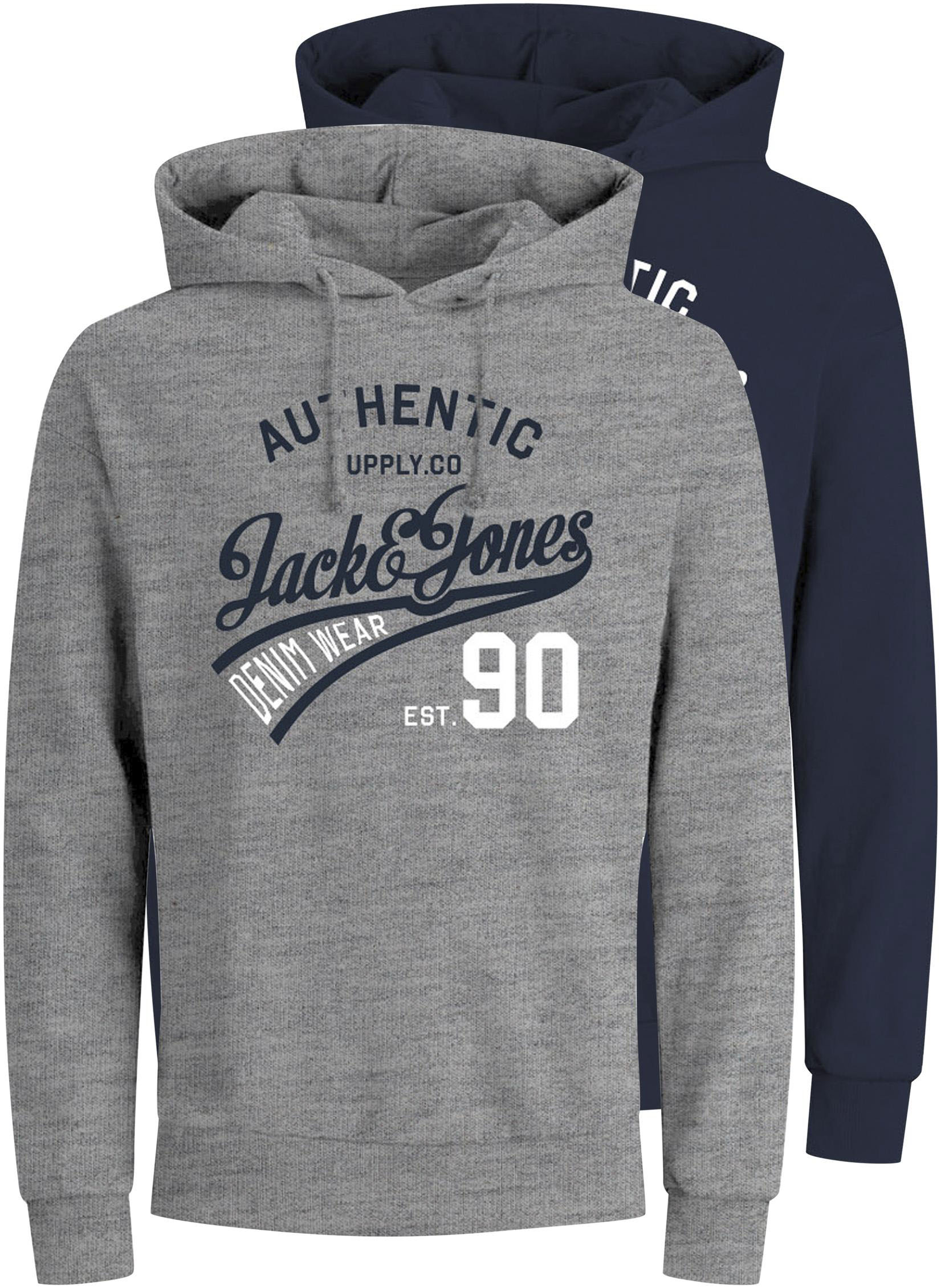 Jack & Jones Kapuzensweatshirt »ETHAN SWEAT HOOD 2PK« von Jack & Jones