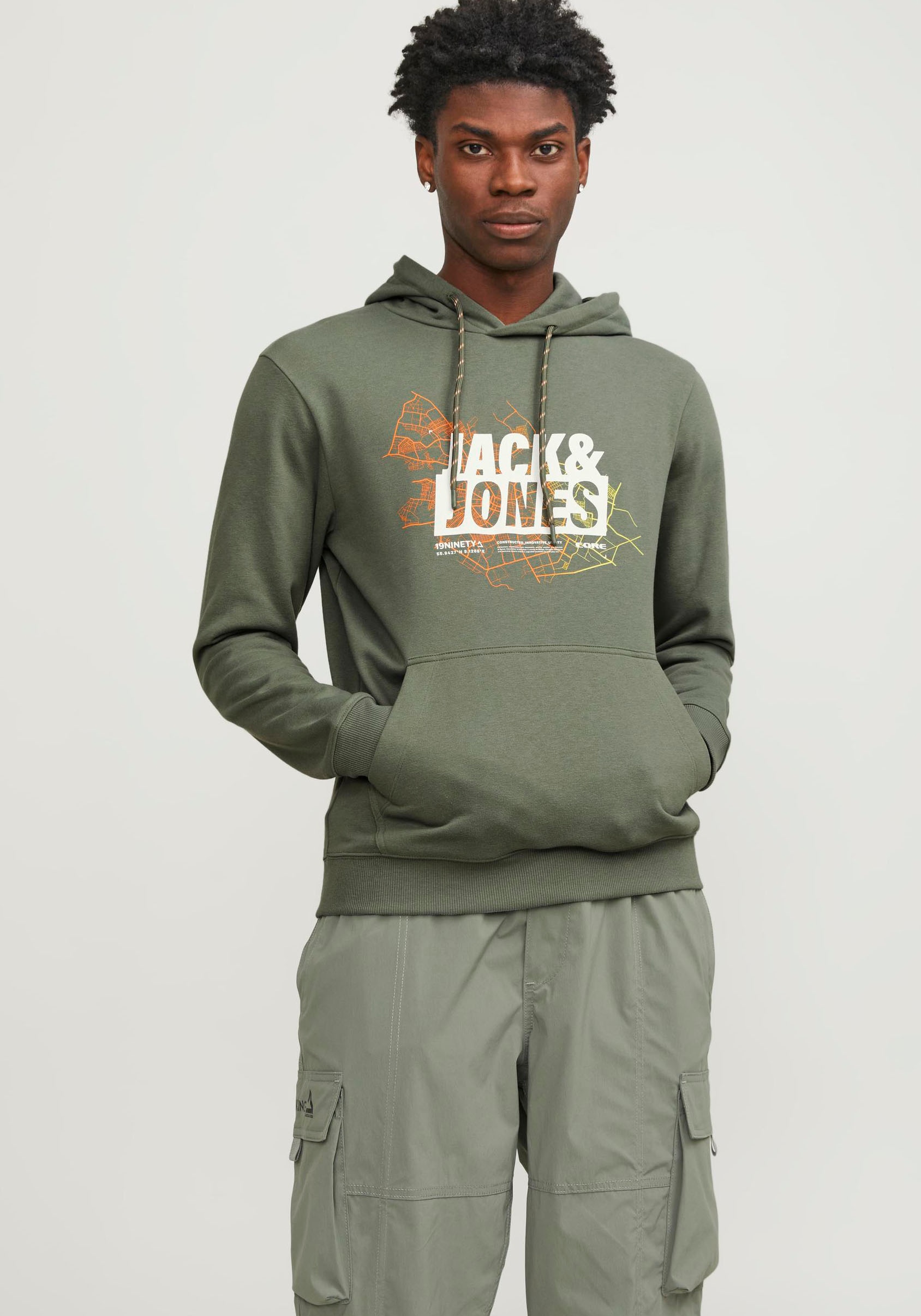 Jack & Jones Kapuzensweatshirt »JCOMAP LOGO SWEAT HOOD SN« von Jack & Jones