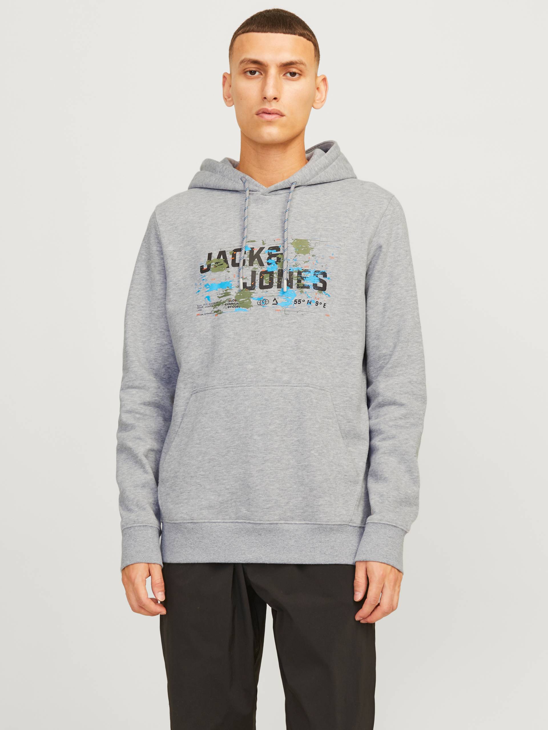 Jack & Jones Kapuzensweatshirt »JCOOUTDOOR LOGO SWEAT HOOD SN« von Jack & Jones