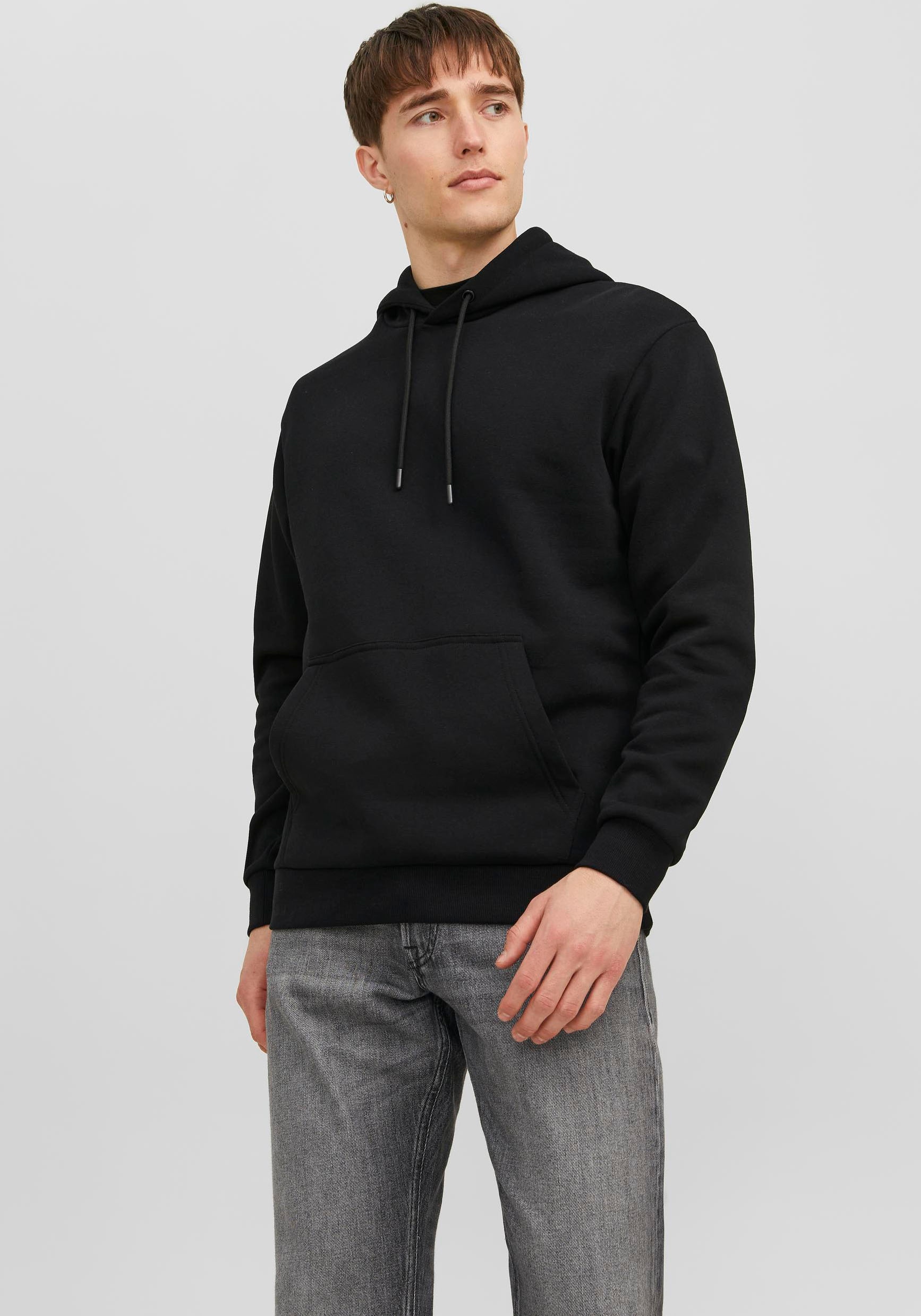 Jack & Jones Kapuzensweatshirt »JJEBRADLEY SWEAT HOOD NOOS«, mit Känguru Tasche von Jack & Jones