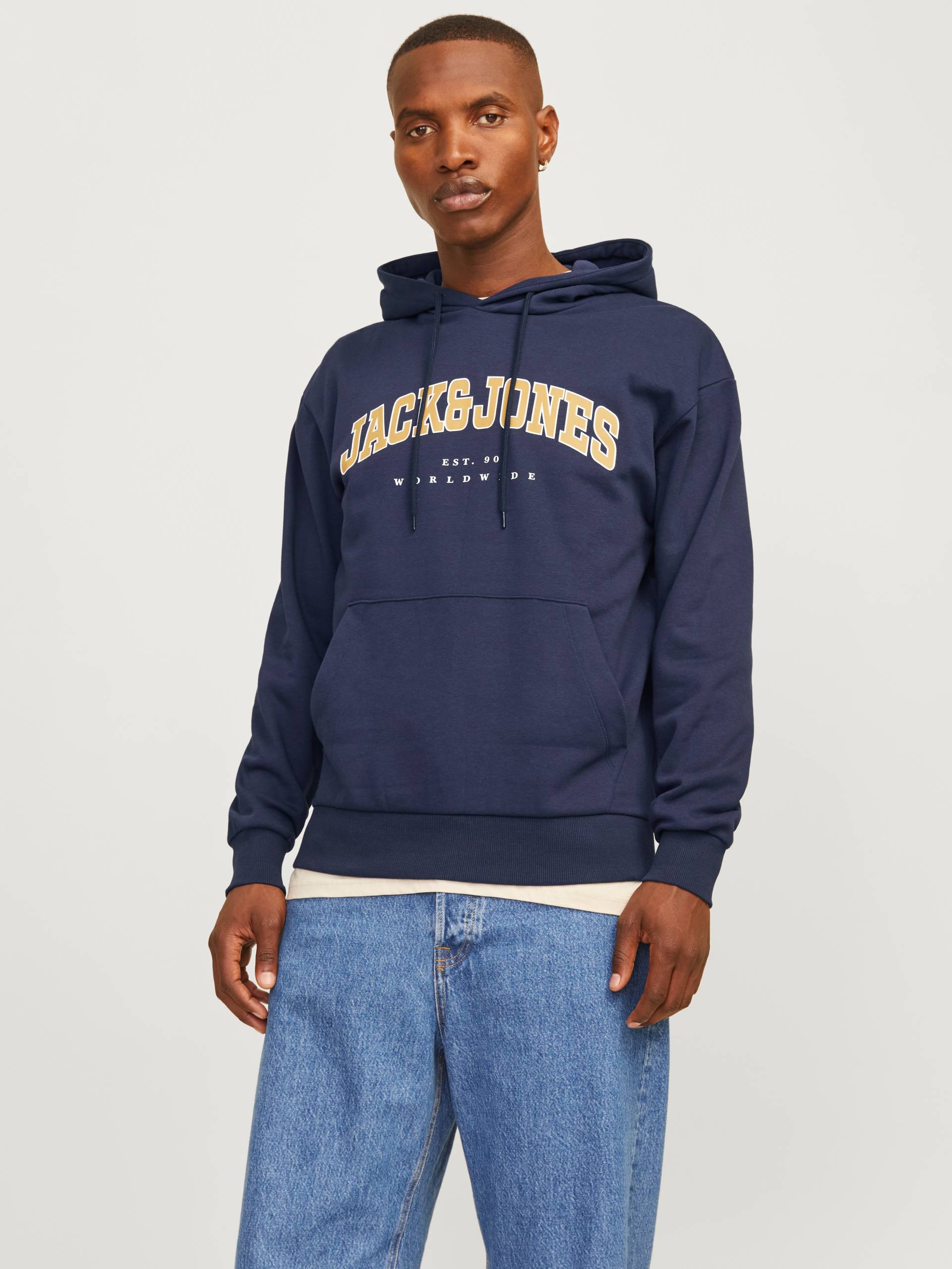 Jack & Jones Kapuzensweatshirt »JJECALEB VARSITY SWEAT HOOD NOOS« Jack & Jones Kapuzensweatshirt »JJECALEB VARSITY SWEAT HOOD NOOS« von Jack & Jones