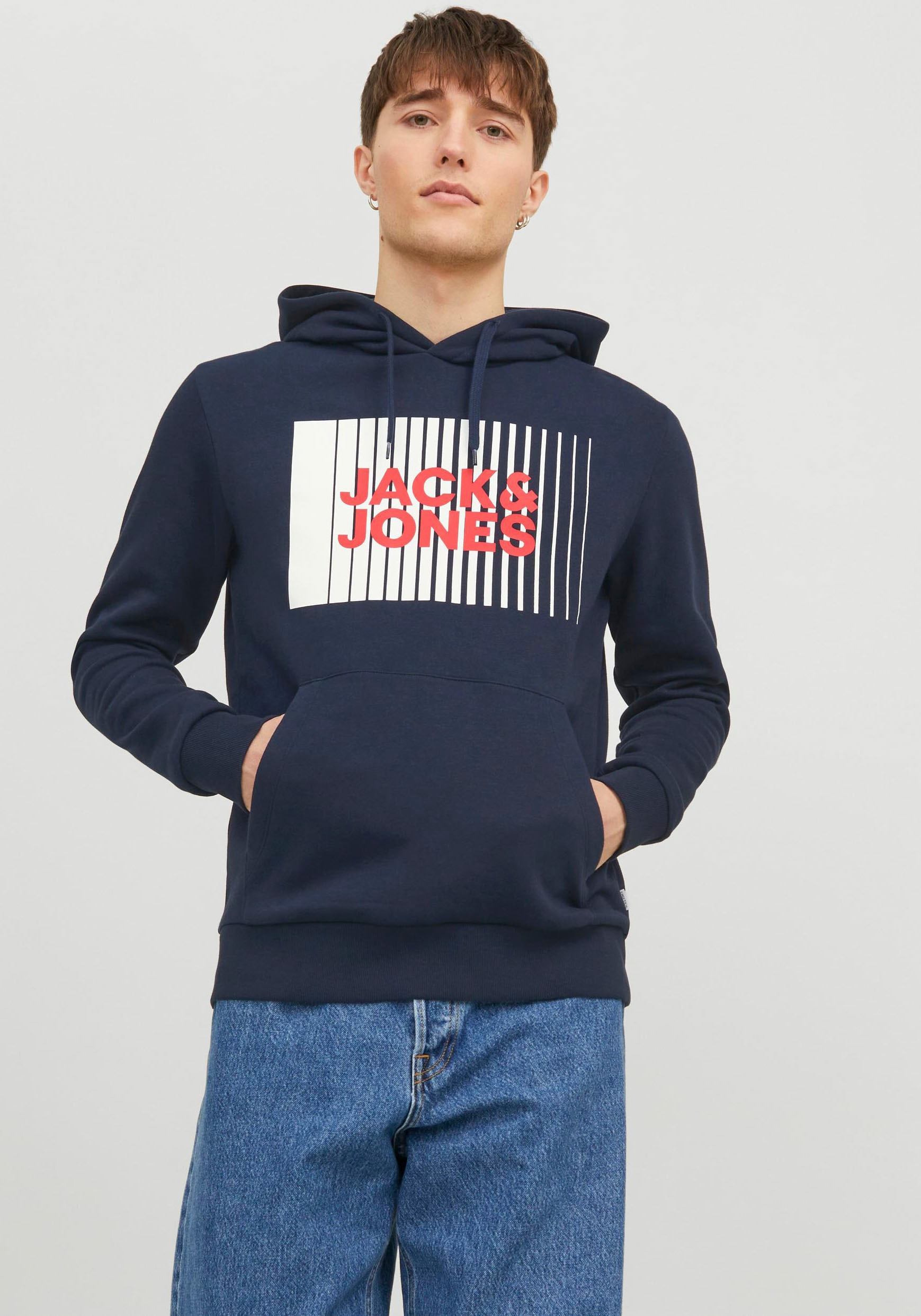 Jack & Jones Kapuzensweatshirt »JJECORP LOGO SWEAT HOOD PLAY NOOS« von Jack & Jones