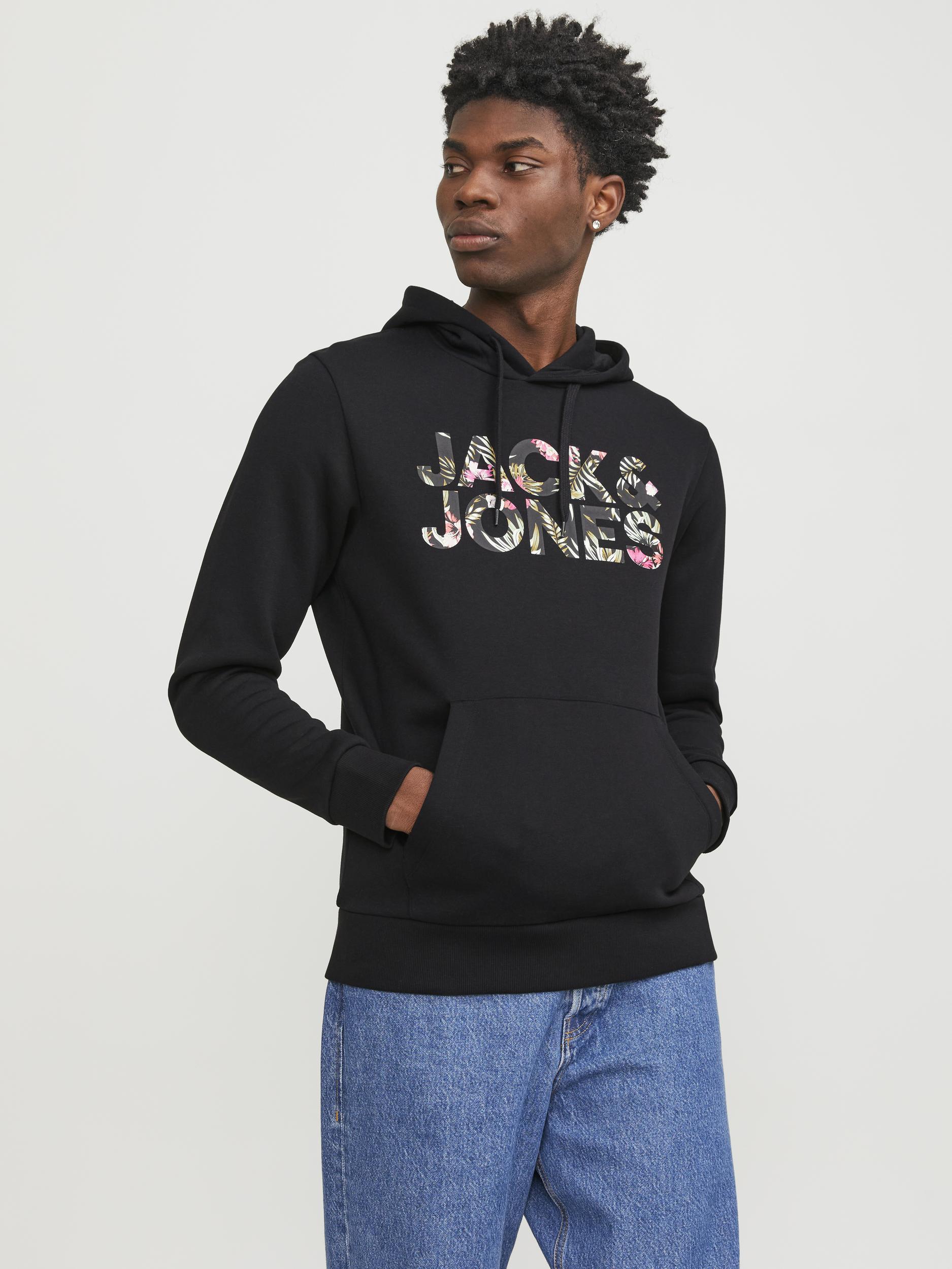 Jack & Jones Kapuzensweatshirt »JJEJEFF CORP LOGO SWEAT HOOD LN« von Jack & Jones