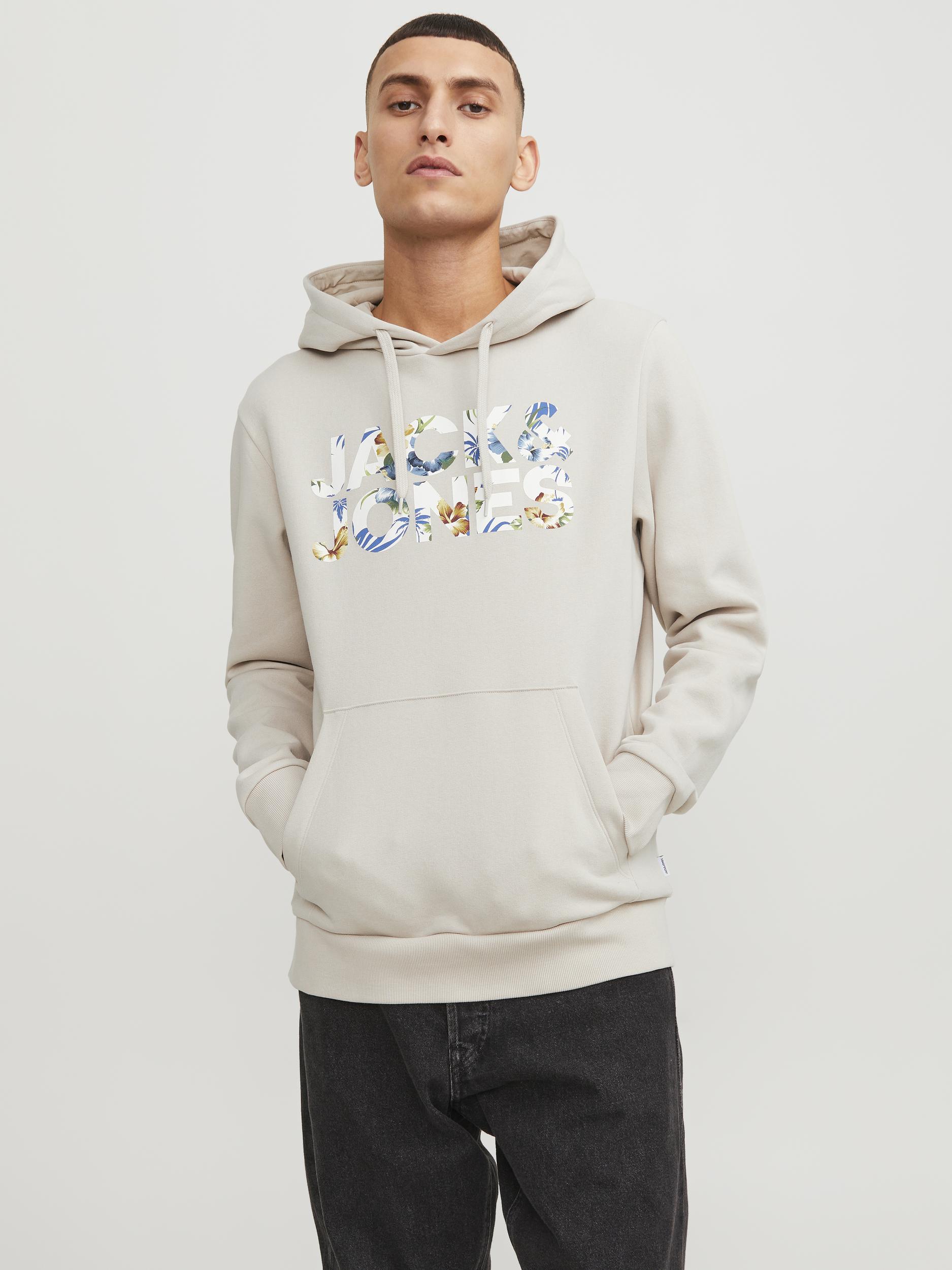 Jack & Jones Kapuzensweatshirt »JJEJEFF CORP LOGO SWEAT HOOD LN« von Jack & Jones