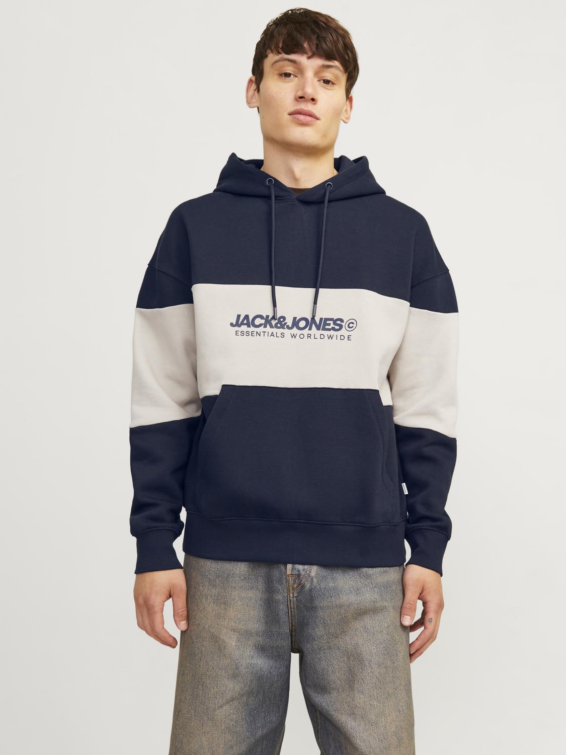 Jack & Jones Kapuzensweatshirt »JJELEGACY BLOCKING SWEAT HOOD NOOS« von Jack & Jones