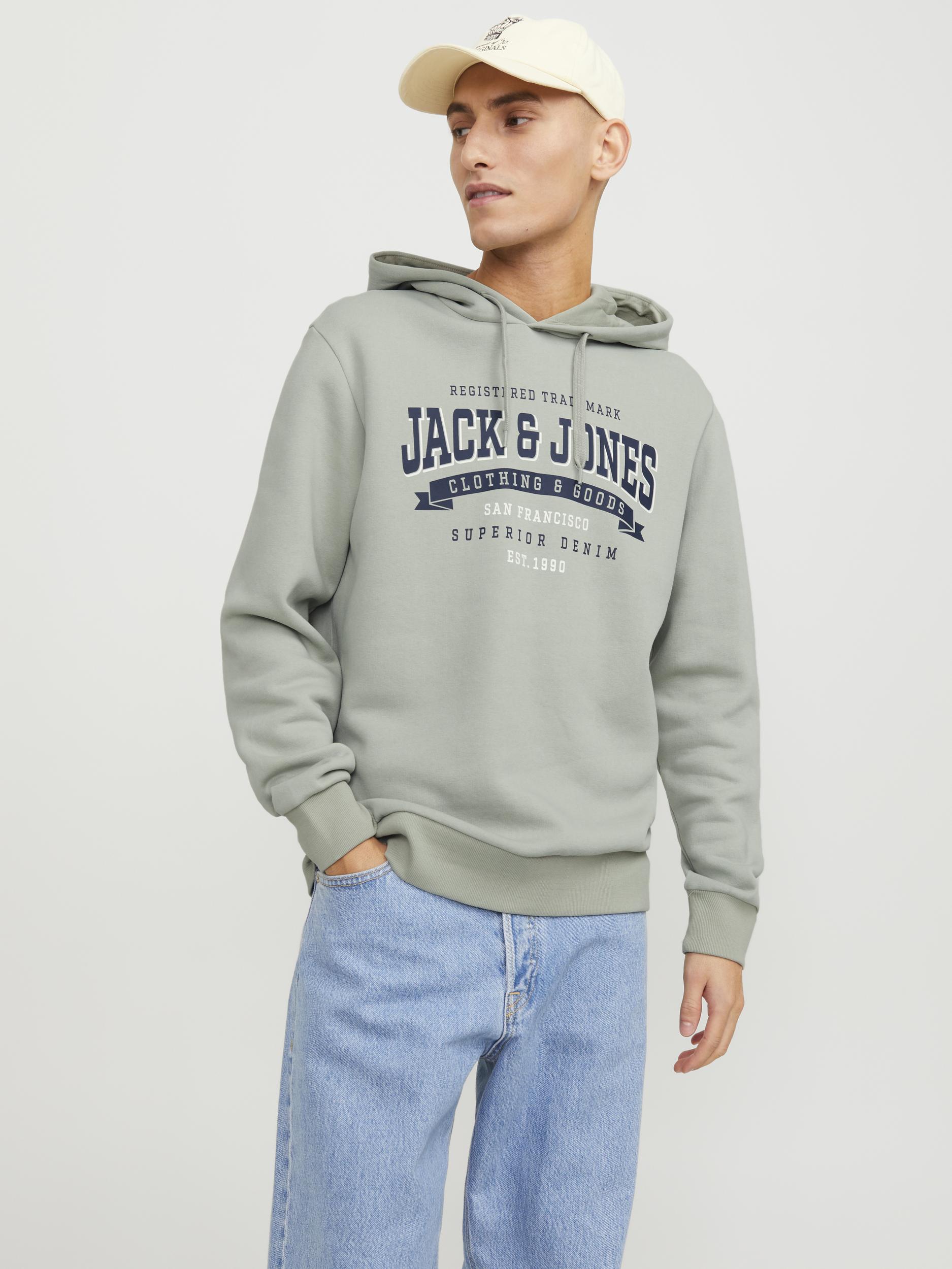 Jack & Jones Kapuzensweatshirt »JJELOGO SWEAT HOOD 2 COL 23/24 NOOS« von Jack & Jones