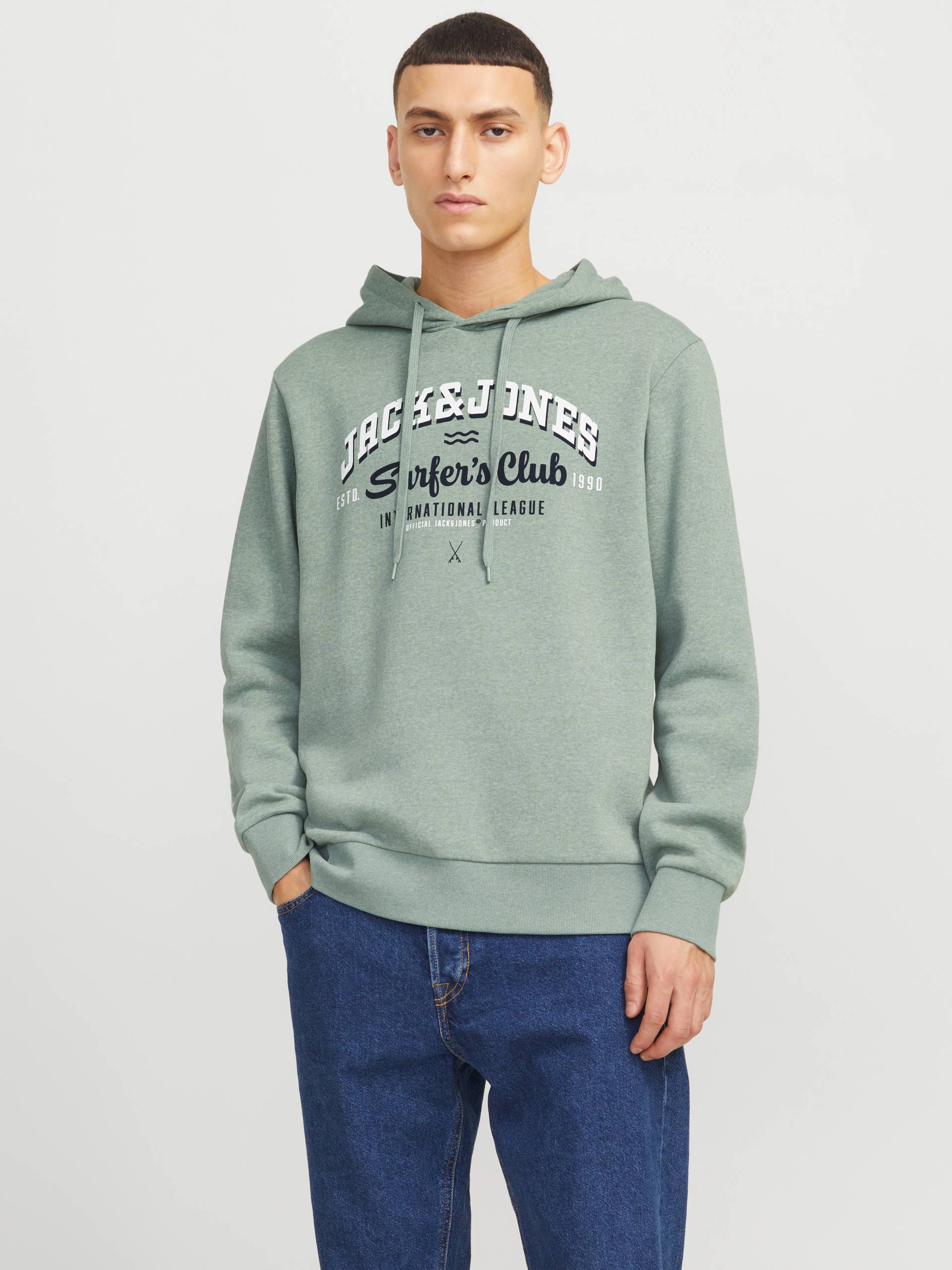 Jack & Jones Kapuzensweatshirt »JJELOGO SWEAT HOOD 2 COL 24/25 NOOS«, mit Logo Print von Jack & Jones