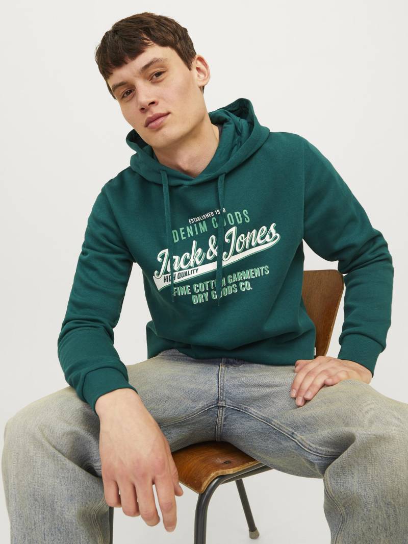 Jack & Jones Kapuzensweatshirt »JJELOGO SWEAT HOOD 2 COL 24/25 NOOS«, mit Logo Print von Jack & Jones