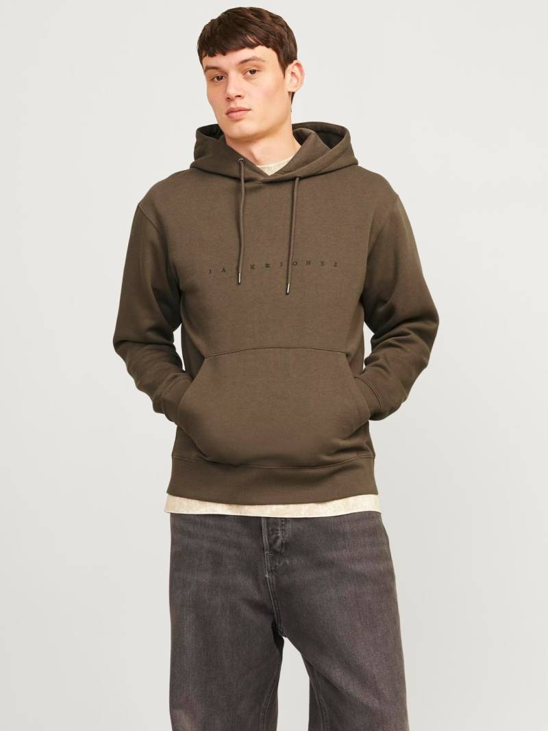 Jack & Jones Kapuzensweatshirt »JJESTAR JJ SWEAT HOOD NOOS«, mit Logo Print im 3D Look von Jack & Jones