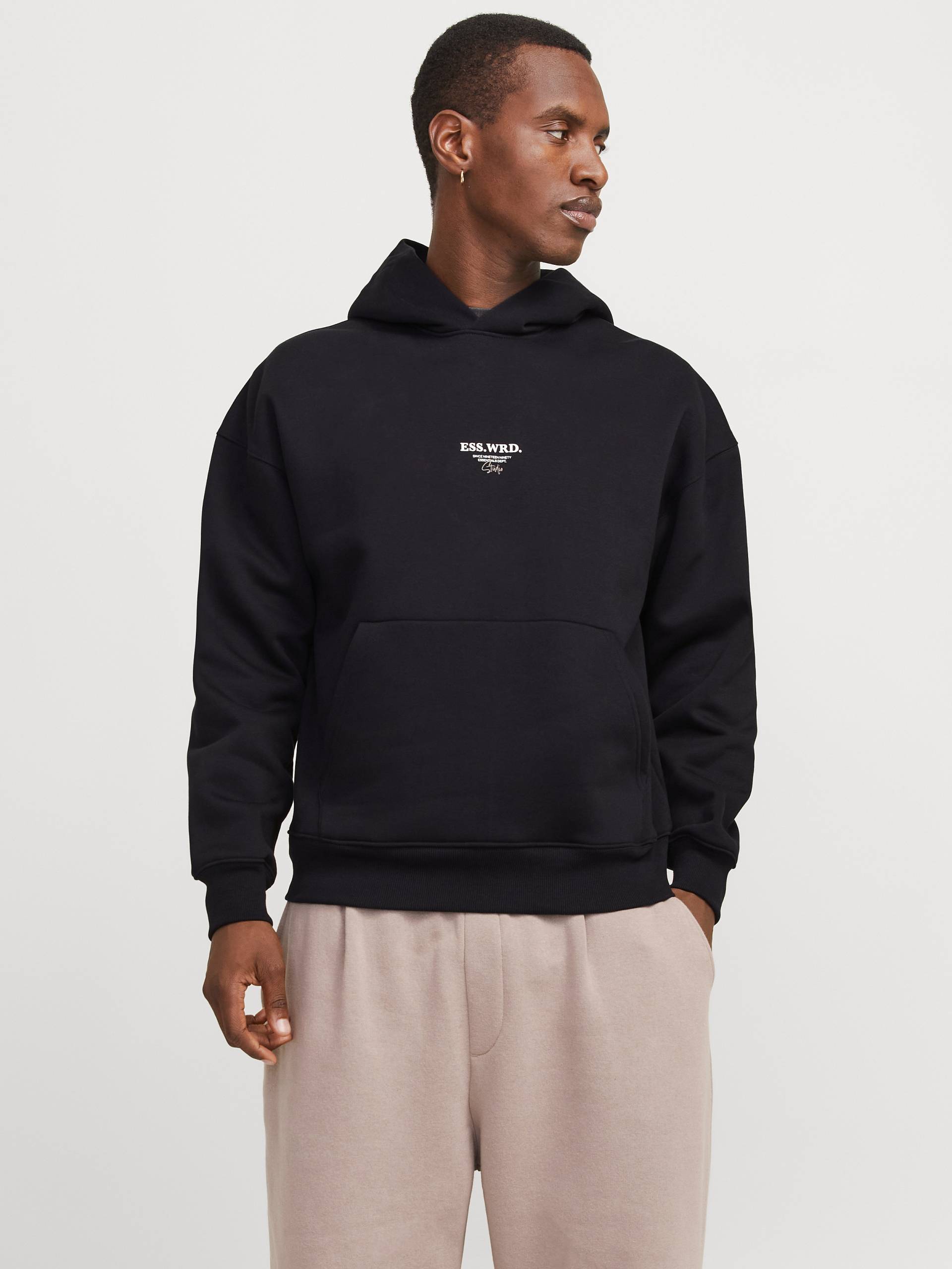 Jack & Jones Kapuzensweatshirt »JJEURBAN EDGE STUDIO SWEAT HOOD NOOS«, mit Front und Back Print von Jack & Jones