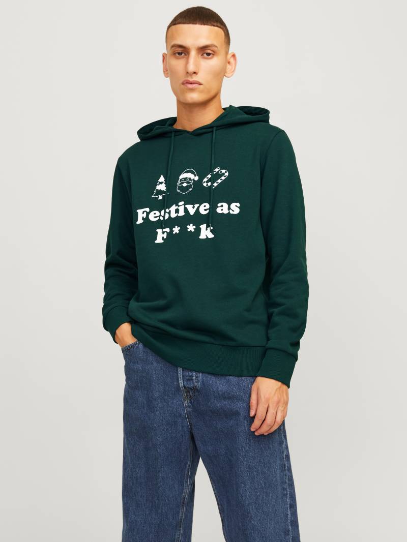 Jack & Jones Kapuzensweatshirt »JJXMAS ONE COLOR FUNNY SWEAT HOOD« von Jack & Jones