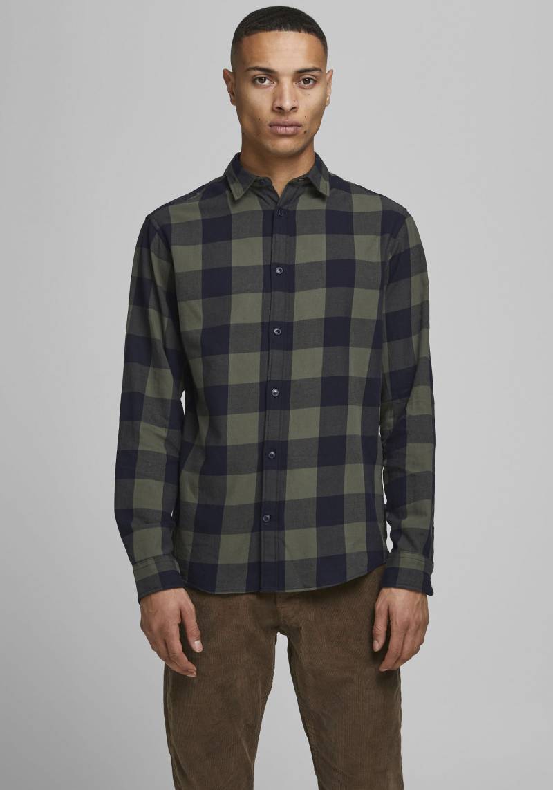 Jack & Jones Karohemd »JJ JJEGINGHAM TWILL SHIRT L/« von Jack & Jones