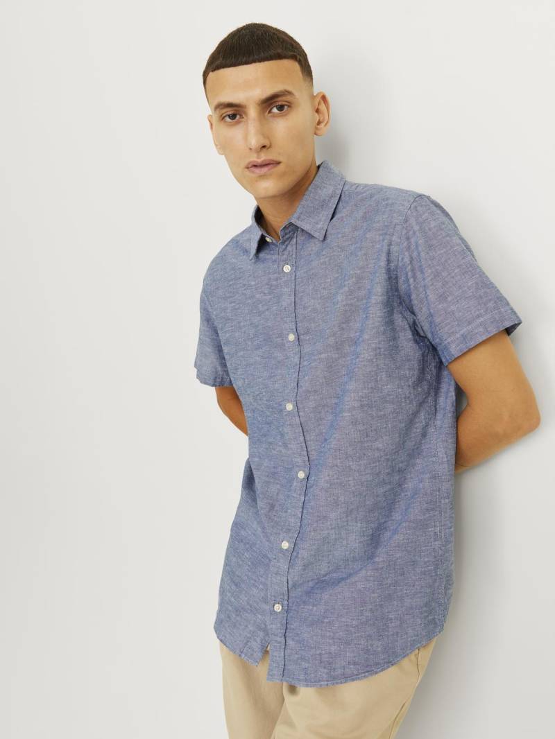 Jack & Jones Kurzarmhemd »JJELINEN BLEND SHIRT SS SN« von Jack & Jones