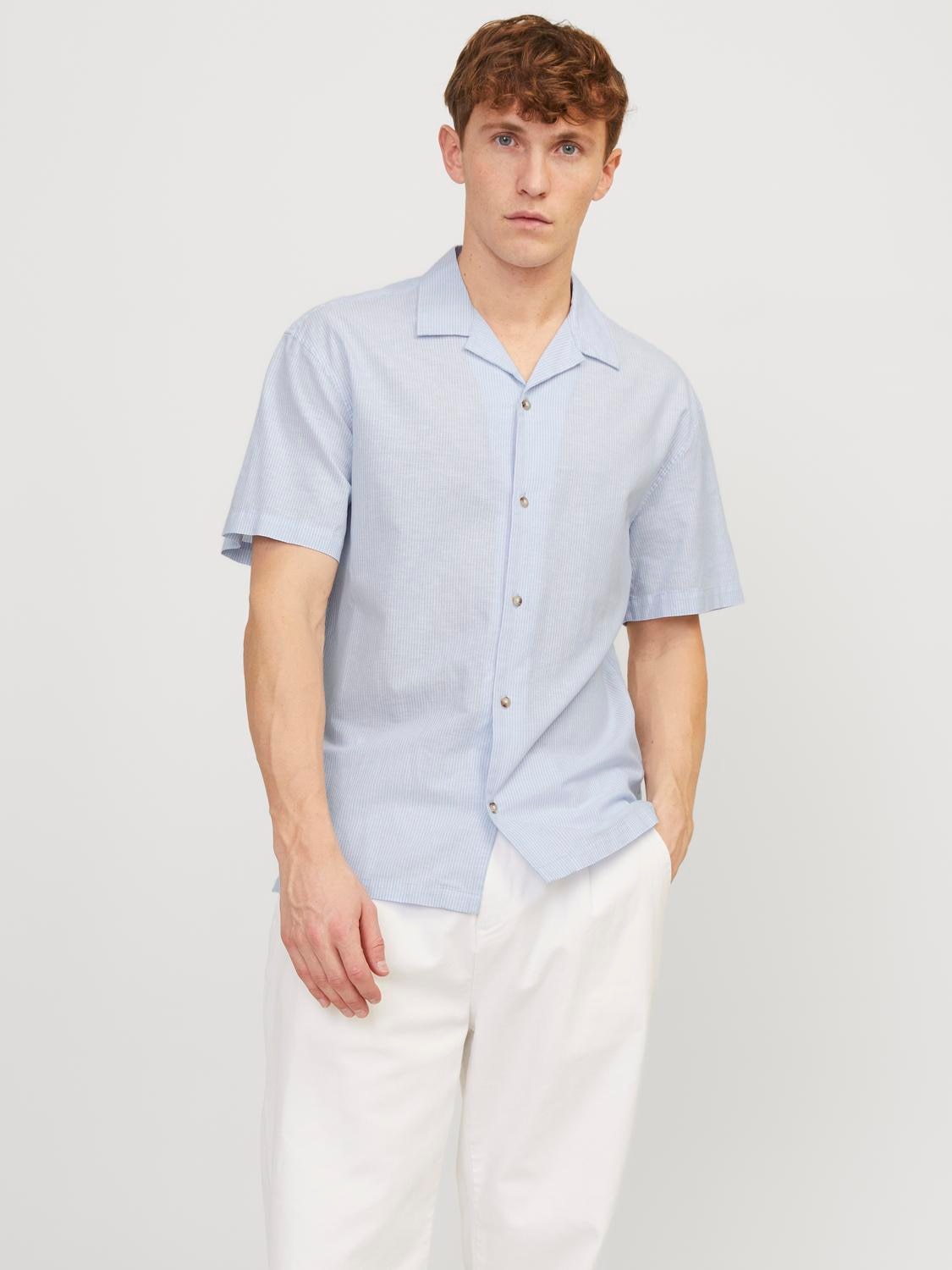 Jack & Jones Kurzarmhemd »JJESUMMER RESORT LINEN BLEND SHIRT SS SN« von Jack & Jones