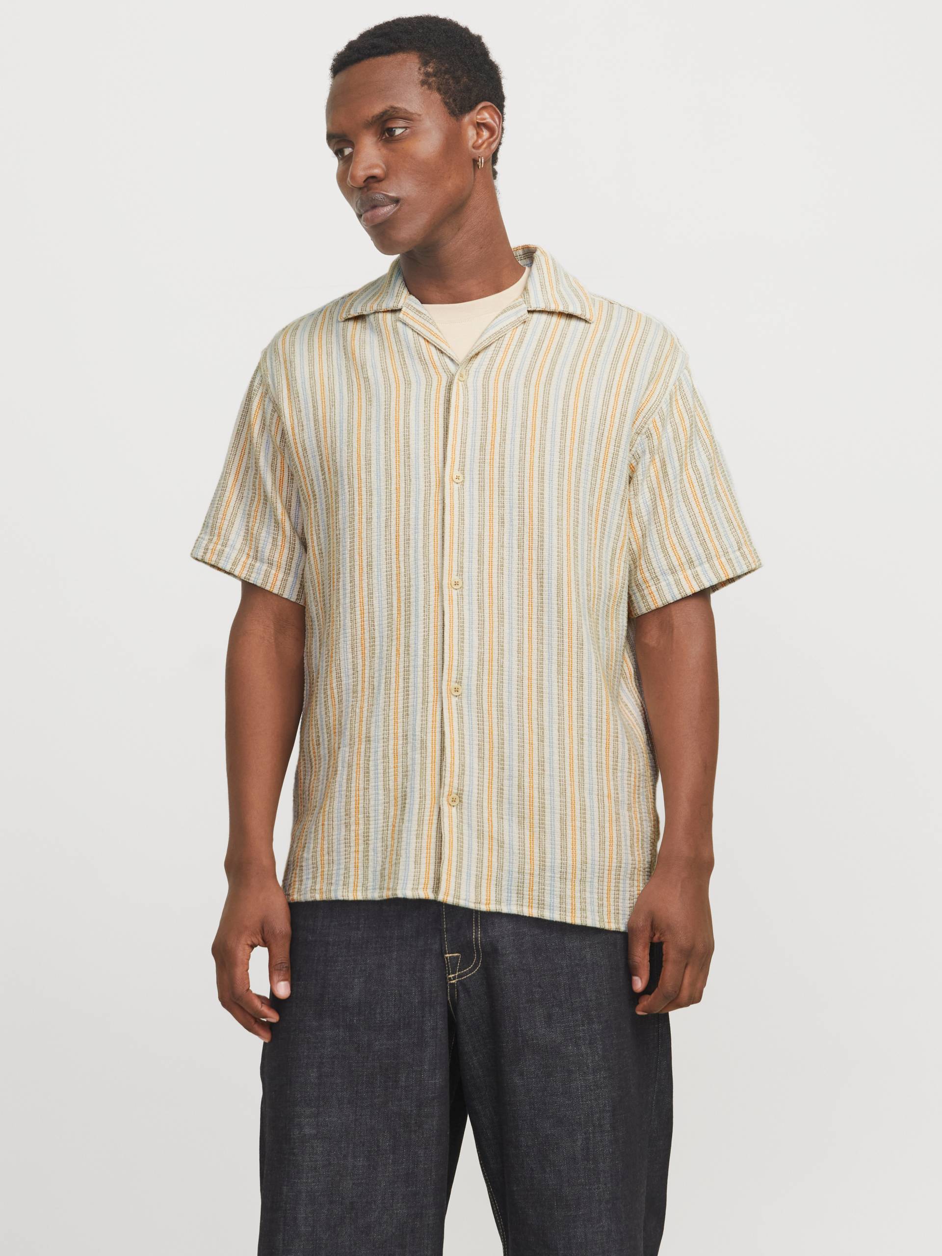 Jack & Jones Kurzarmhemd »JORCOBA STRIPE RESORT SHIRT SS SN« Jack & Jones Kurzarmhemd »JORCOBA STRIPE RESORT SHIRT SS SN« von Jack & Jones