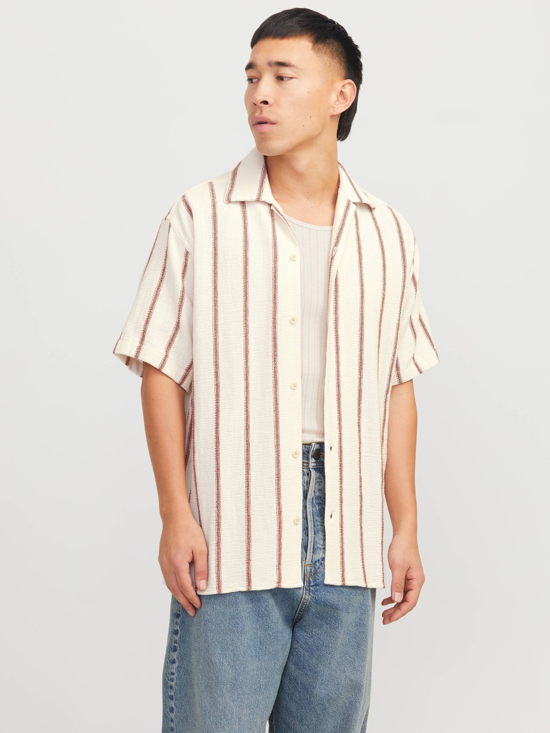 Jack & Jones Kurzarmhemd »JORCOBA STRIPE RESORT SHIRT SS SN« Jack & Jones Kurzarmhemd »JORCOBA STRIPE RESORT SHIRT SS SN« von Jack & Jones