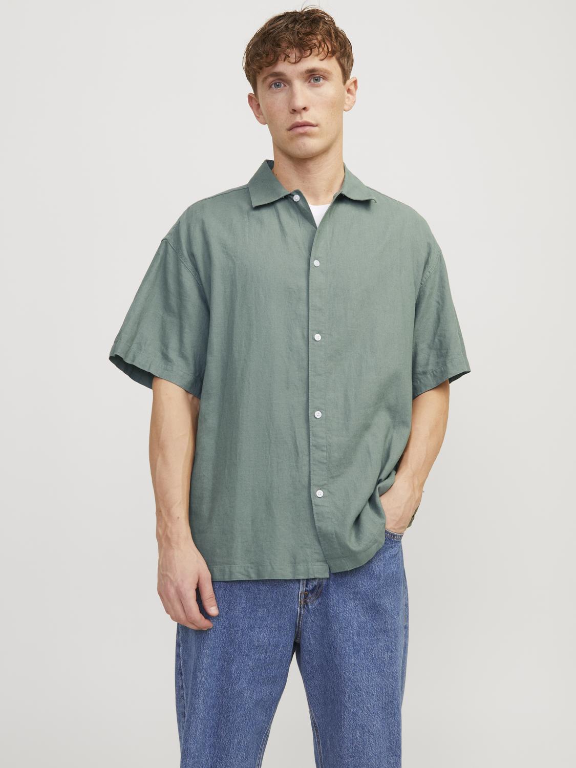 Jack & Jones Kurzarmhemd »JORFARO LINEN OVERSIZED SHIRT SS SN« Jack & Jones Kurzarmhemd »JORFARO LINEN OVERSIZED SHIRT SS SN« von Jack & Jones
