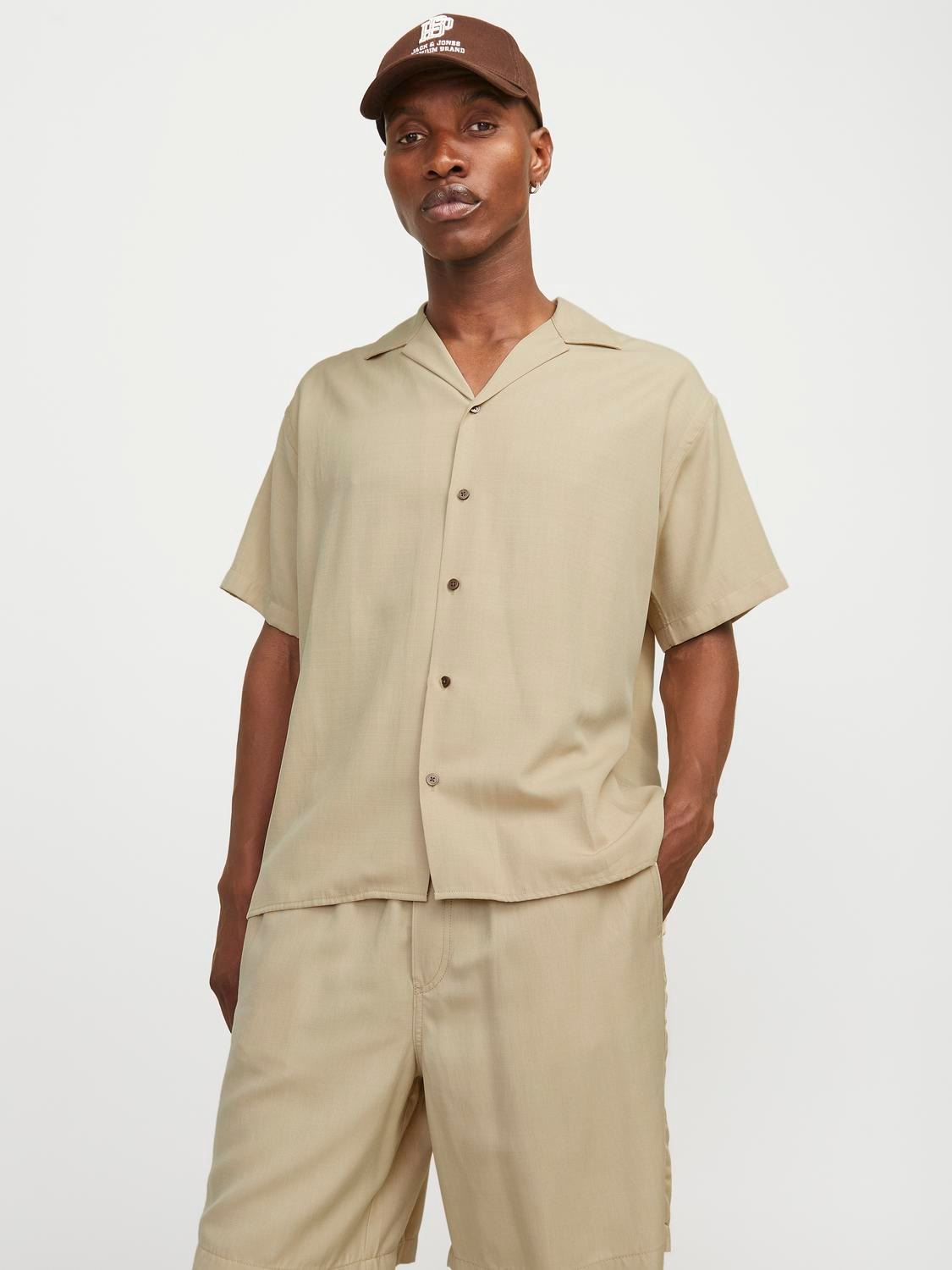 Jack & Jones Kurzarmhemd »JPRCCAARON TENCEL RESORT SHIRT S/S LN« Jack & Jones Kurzarmhemd »JPRCCAARON TENCEL RESORT SHIRT S/S LN« von Jack & Jones
