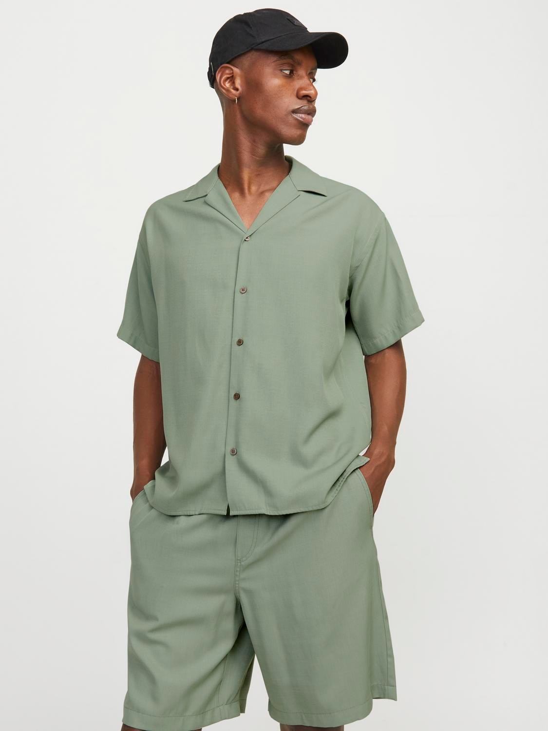 Jack & Jones Kurzarmhemd »JPRCCAARON TENCEL RESORT SHIRT S/S LN« von Jack & Jones