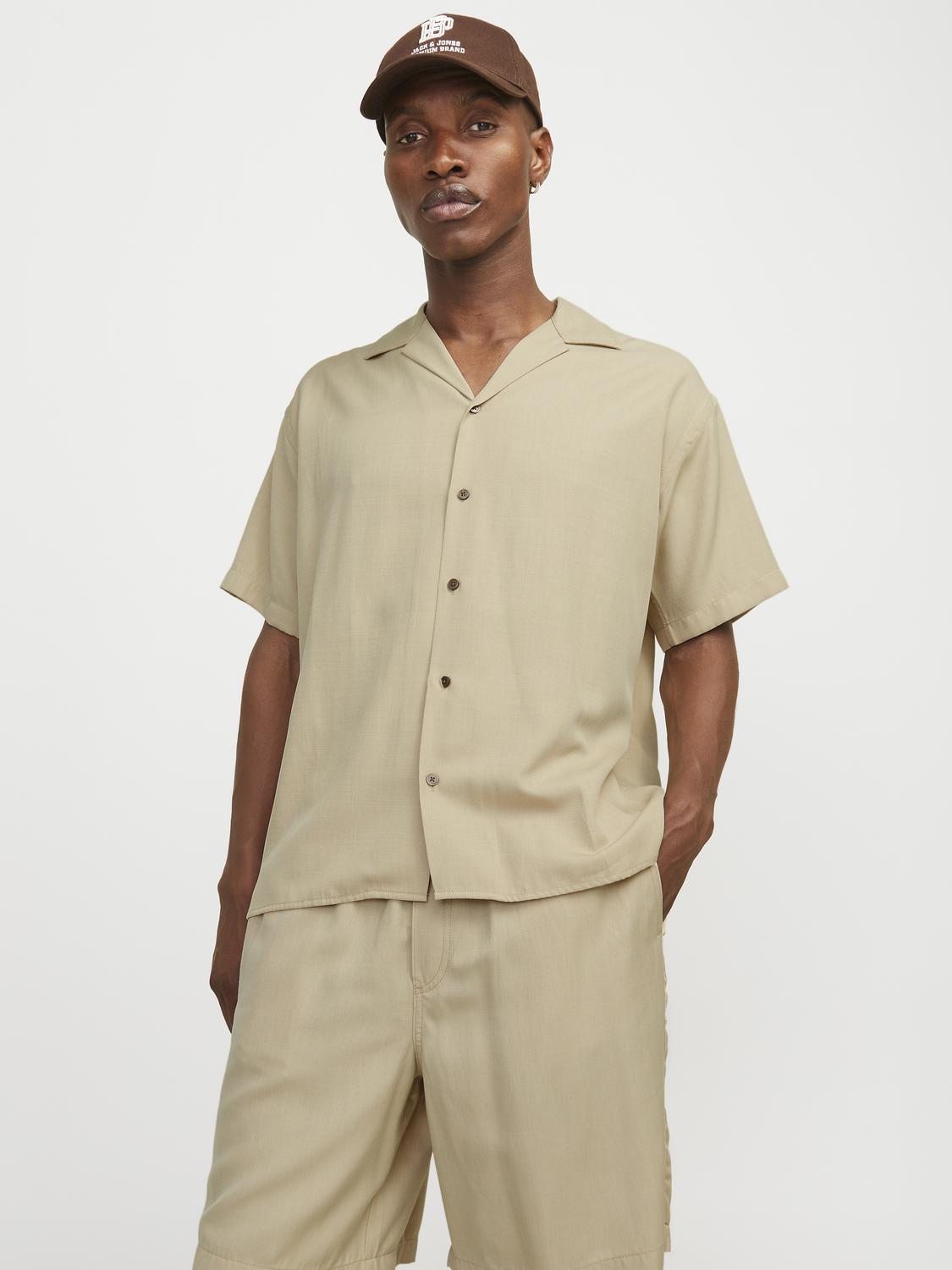 Jack & Jones Kurzarmhemd »JPRCCAARON TENCEL RESORT SHIRT S/S LN« von Jack & Jones