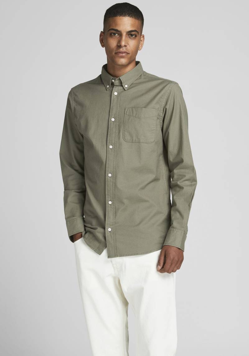 Jack & Jones Langarmhemd »BROOK OXFORD«, mit Button-Down Kragen von Jack & Jones