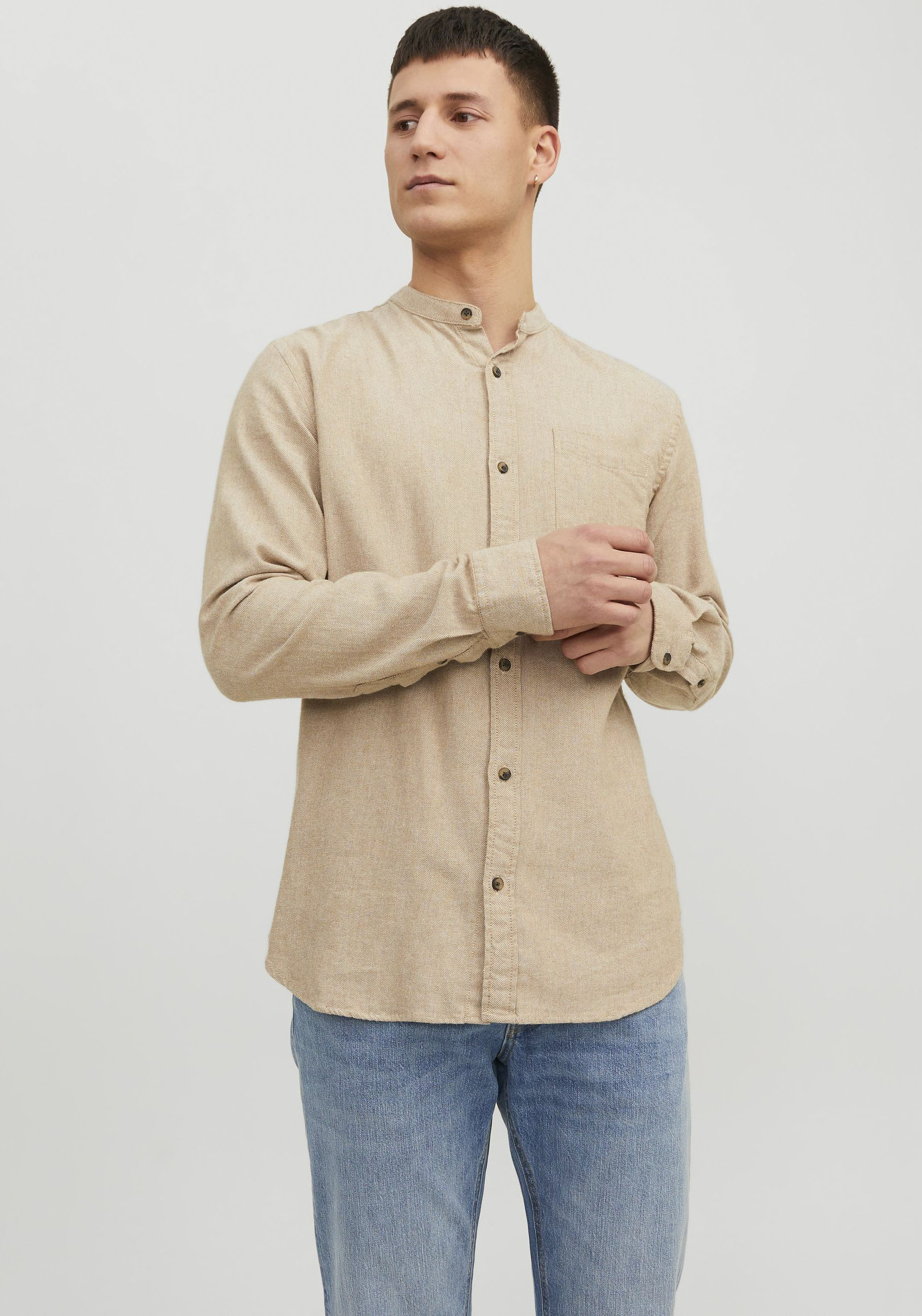 Jack & Jones Langarmhemd »JJEBAND MELANGE SHIRT LS SN« Jack & Jones Langarmhemd »JJEBAND MELANGE SHIRT LS SN« von Jack & Jones