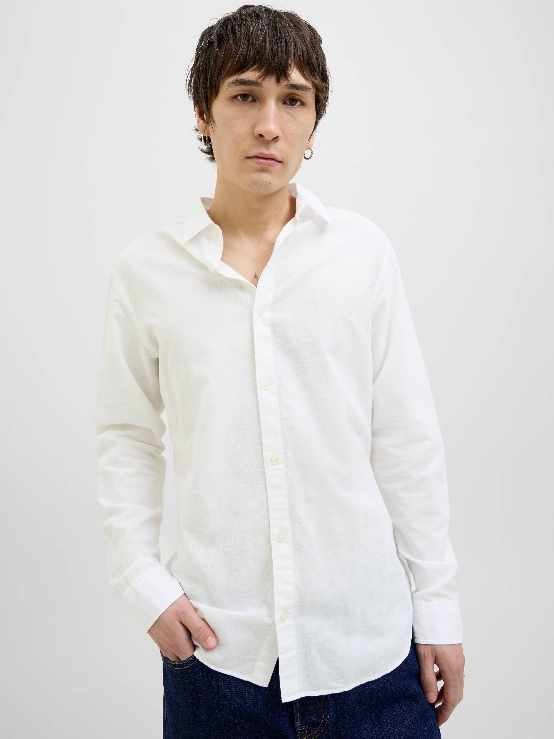 Jack & Jones Langarmhemd »JJEBREEZE SHIRT LS SN«, mit Hemdkragen von Jack & Jones