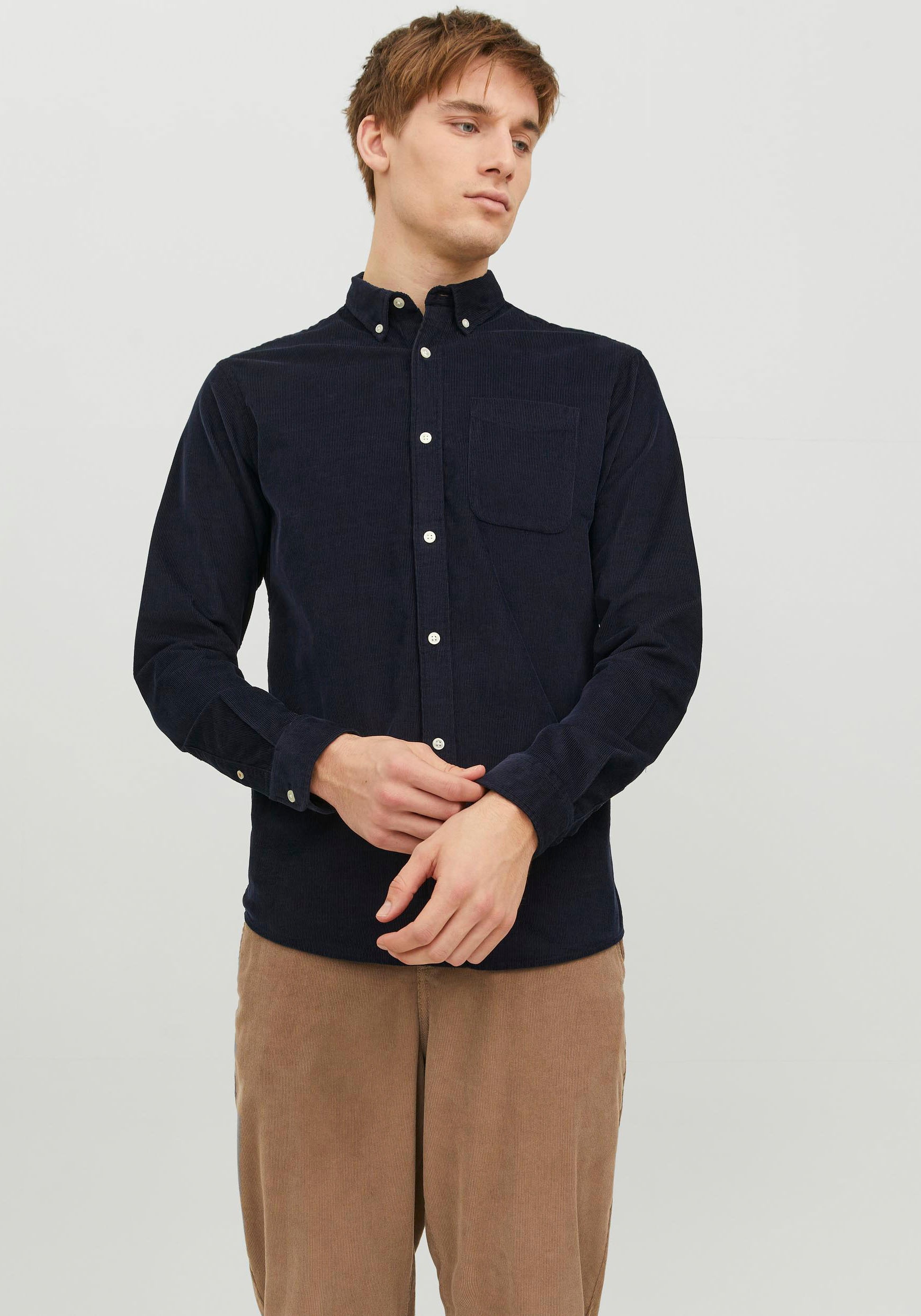 Jack & Jones Langarmhemd »JJECLASSIC CORD SHIRT LS SN«, aus Cord von Jack & Jones